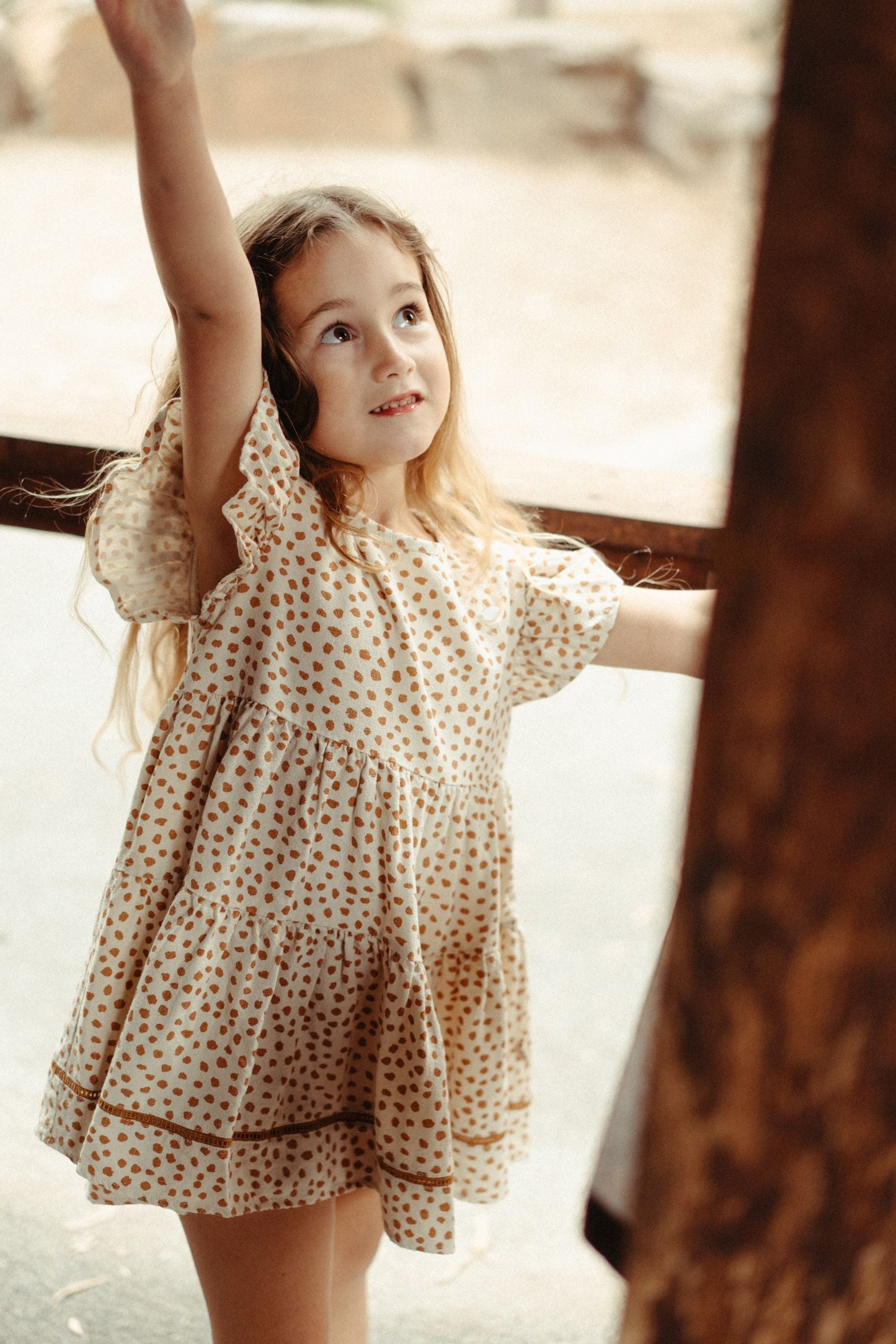 Leopard Print Linen Dress - Leopard Print