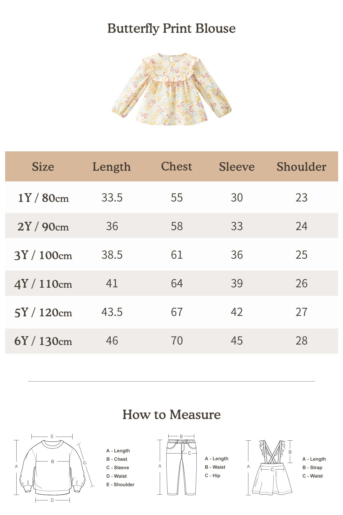 Butterfly Print Blouse - Butterfly Garden