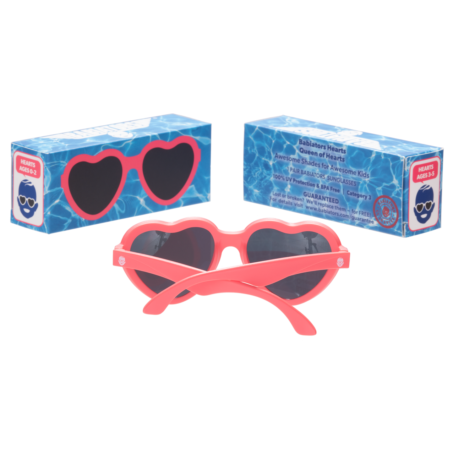 Non-Polarized Heart Sunglasses | Queen of Hearts