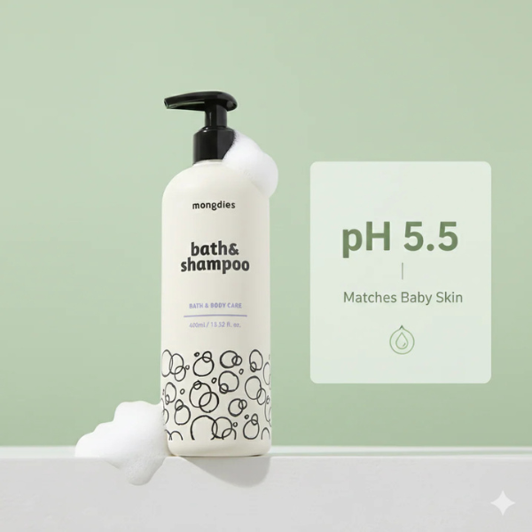 Mongdies Bath & Shampoo 2nd Generation (Upgraded ver.) 400ml