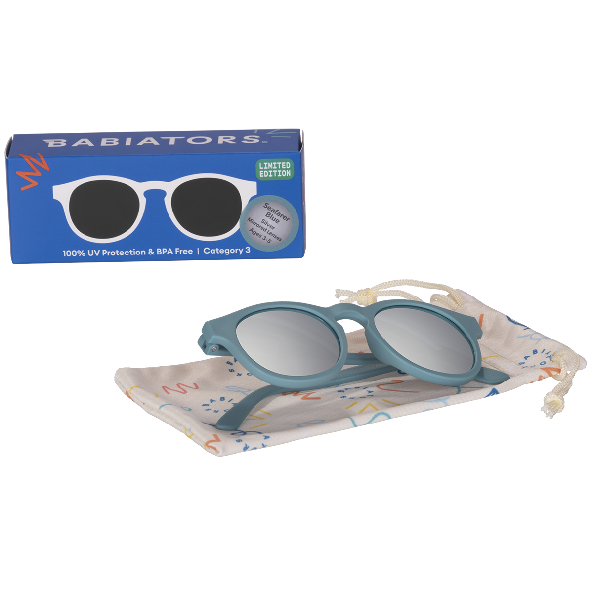 Non-Polarized Keyhole Sunglasses | Seafarer Blue