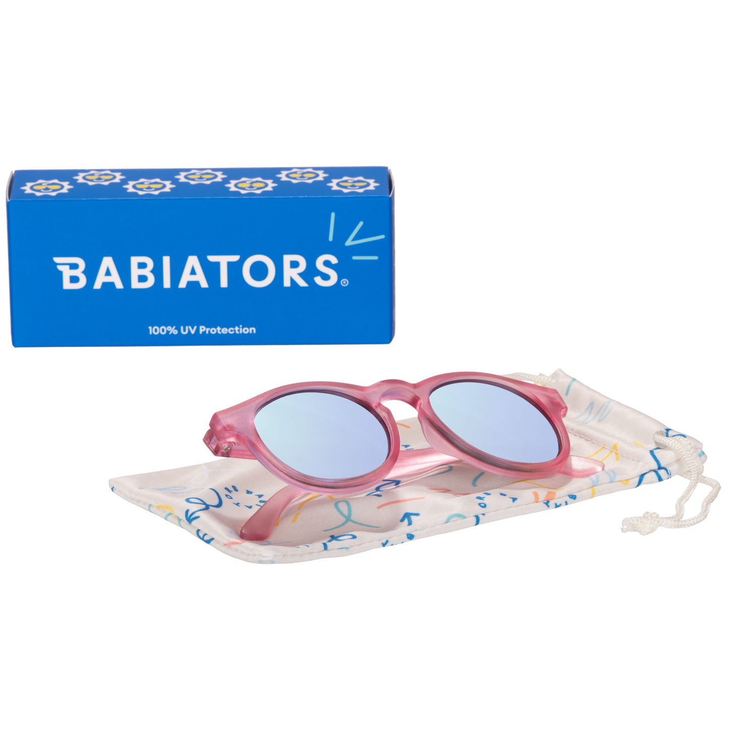Non-Polarized Keyhole Sunglasses | Fuchsia Haze
