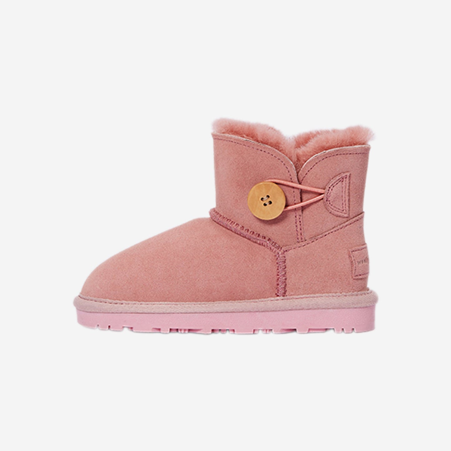 Button Classic Kids - Rose Red