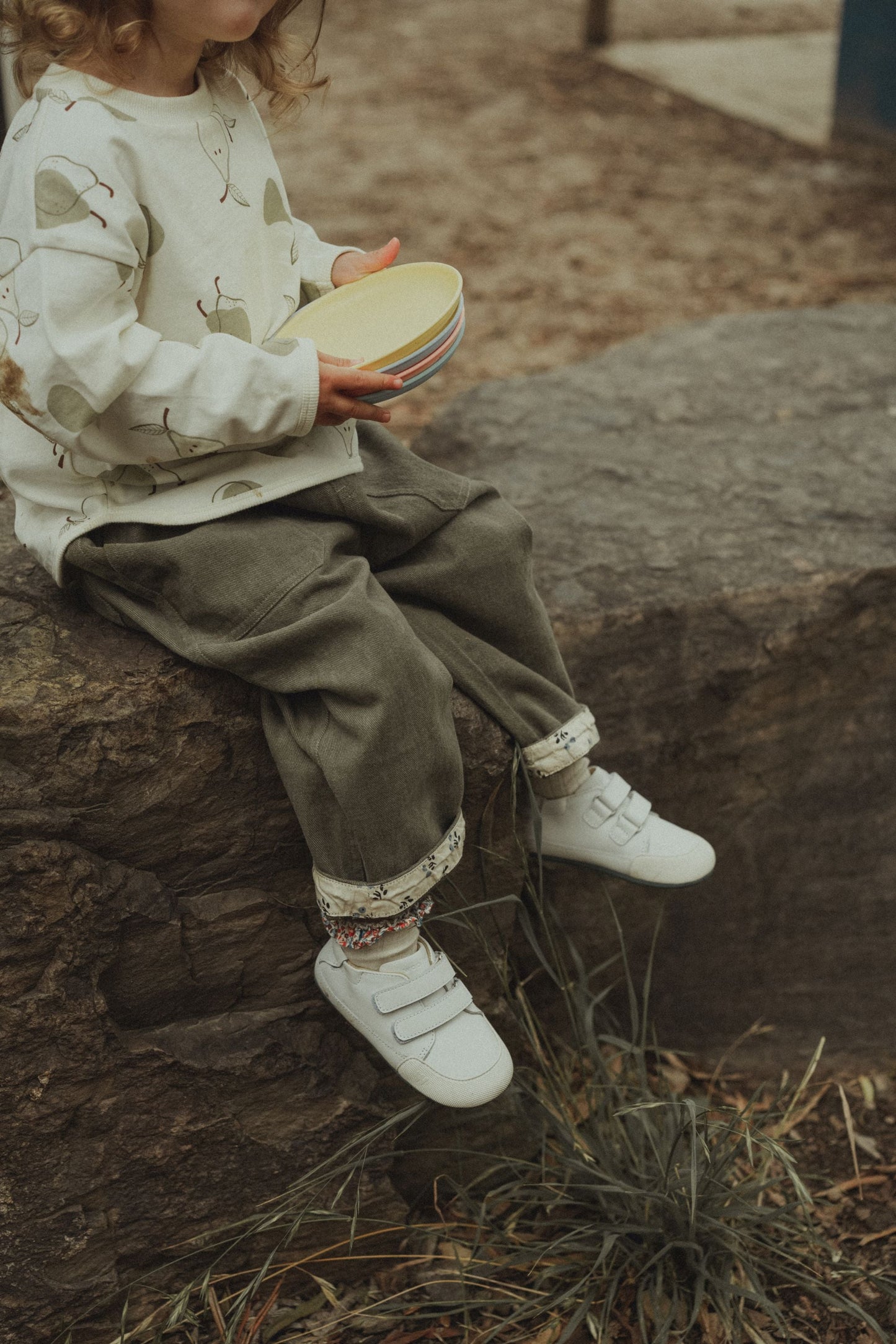 Twill Trousers - Sage