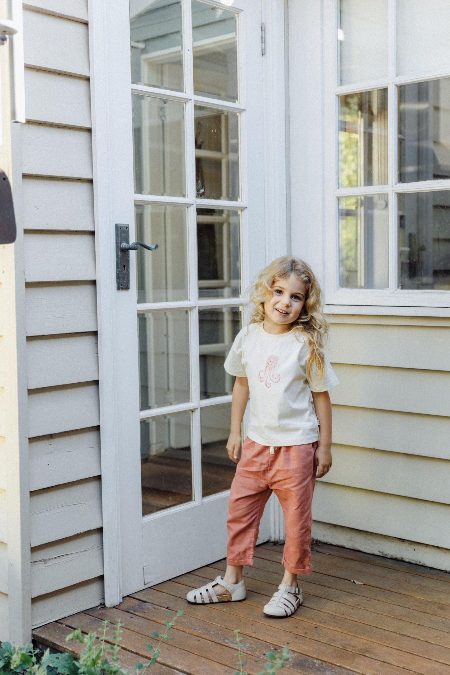 Linen Pant - Coral