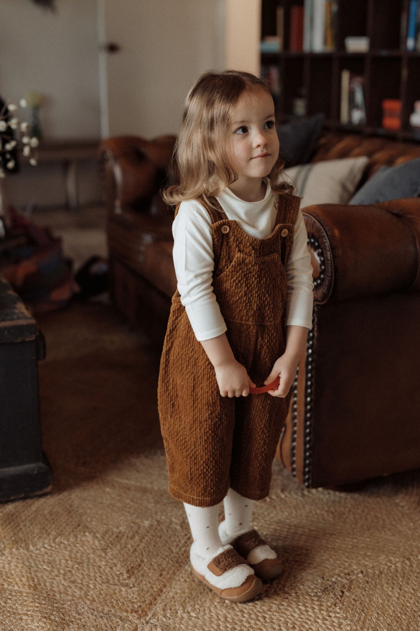 Polka Dot Socks - Light Beige