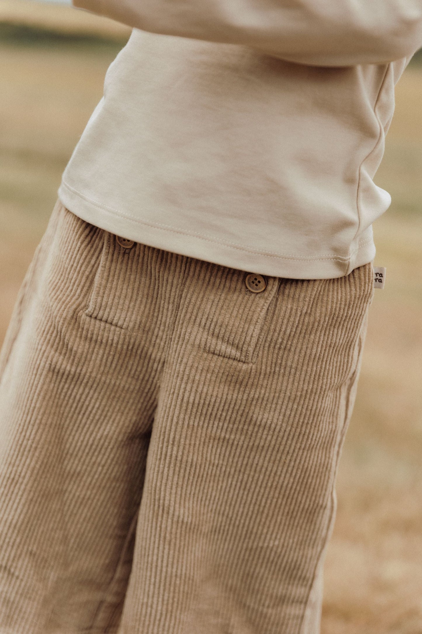 Corduroy Trousers - Khaki
