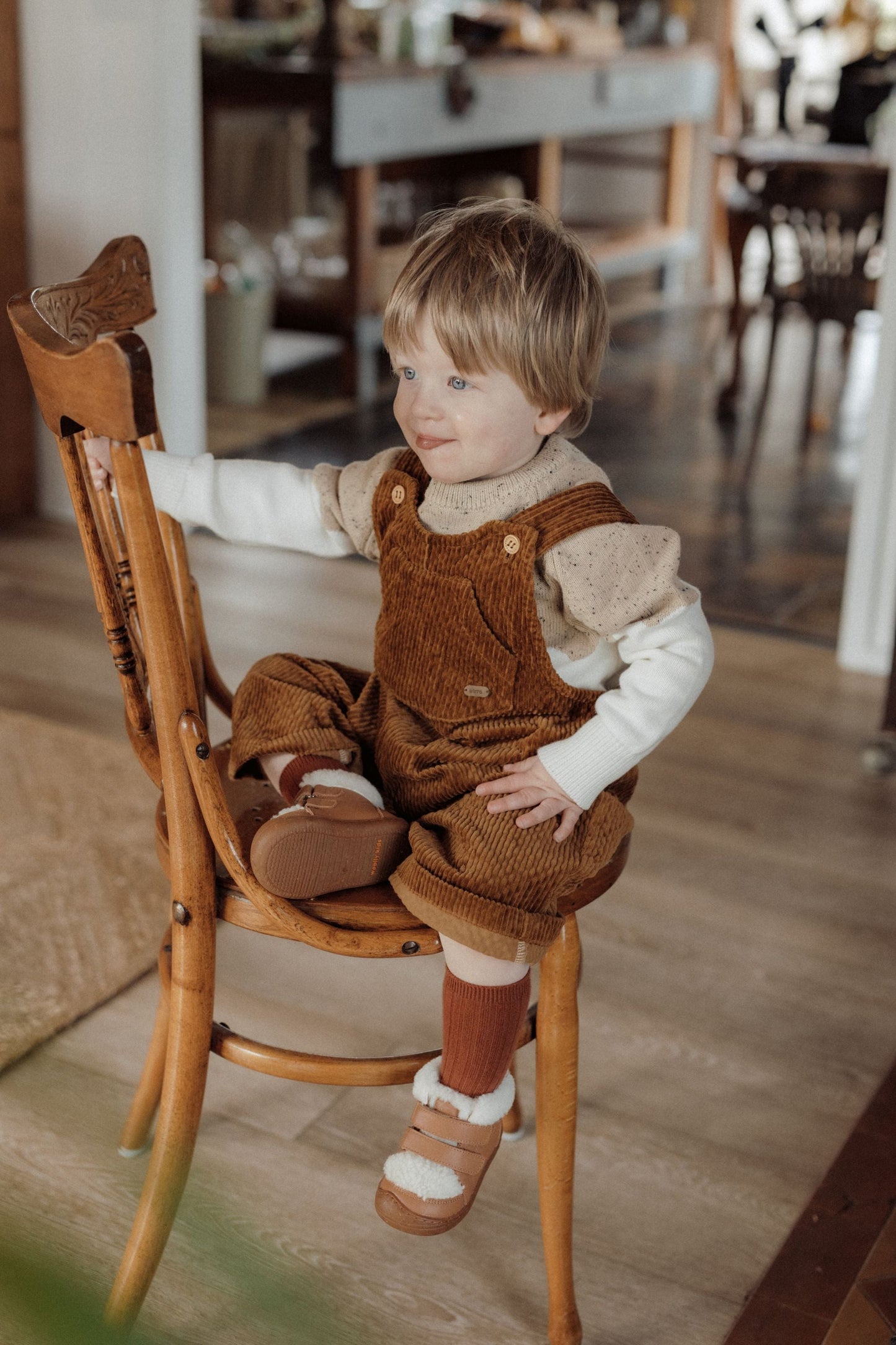Cotton Socks - Brick Red