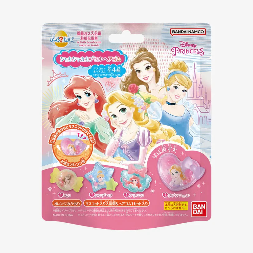 Disney Princess Shaka Shaka Capsule Hair Tie Bath Balls (55g)
