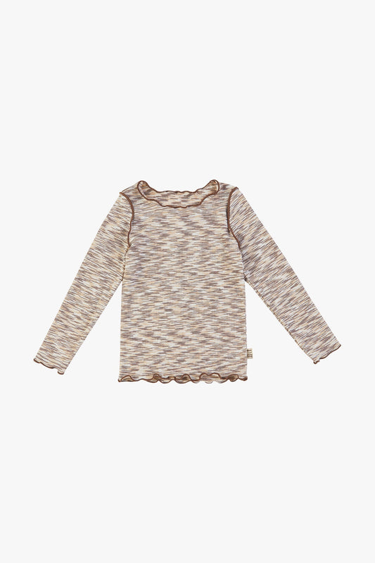 Lycra Long Sleeve T-Shirt - Caramel Cocoa