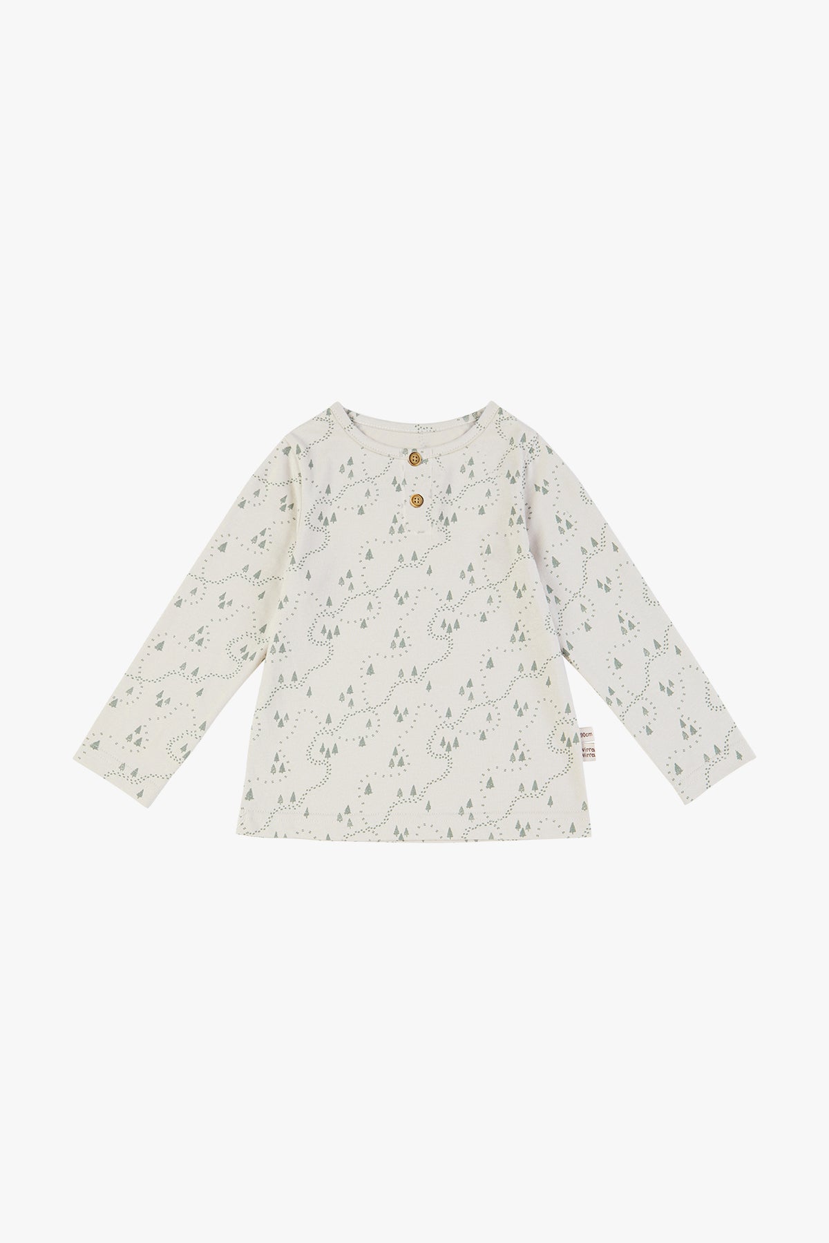 Printed Long Sleeve T-Shirt - Forest