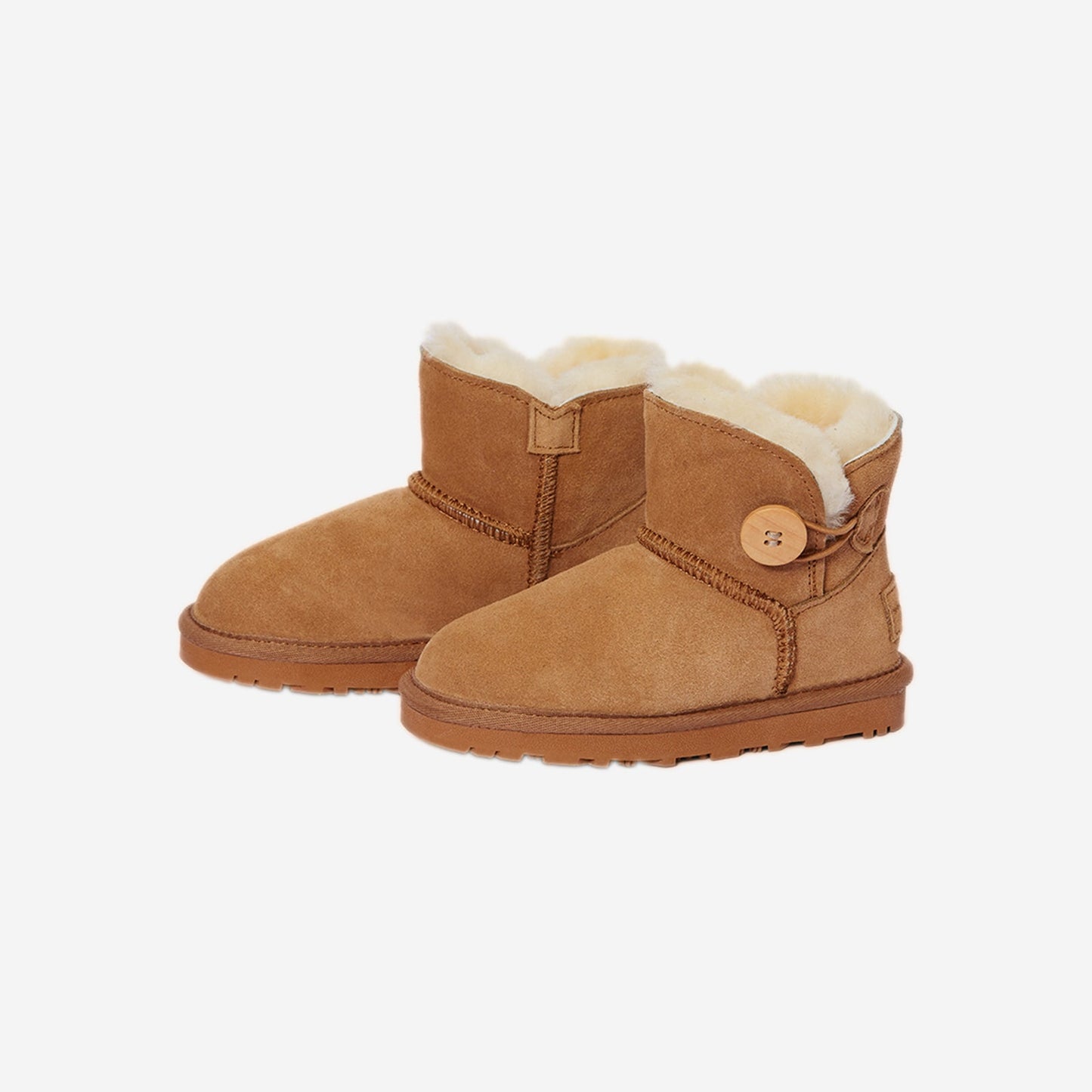Button Classic Kids - Chestnut