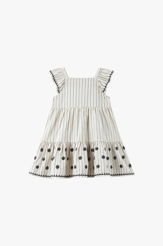 Flutter Striped Dress