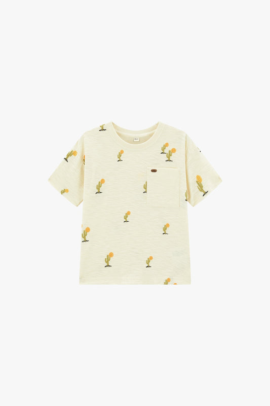 Cactus T-shirt - Cream White