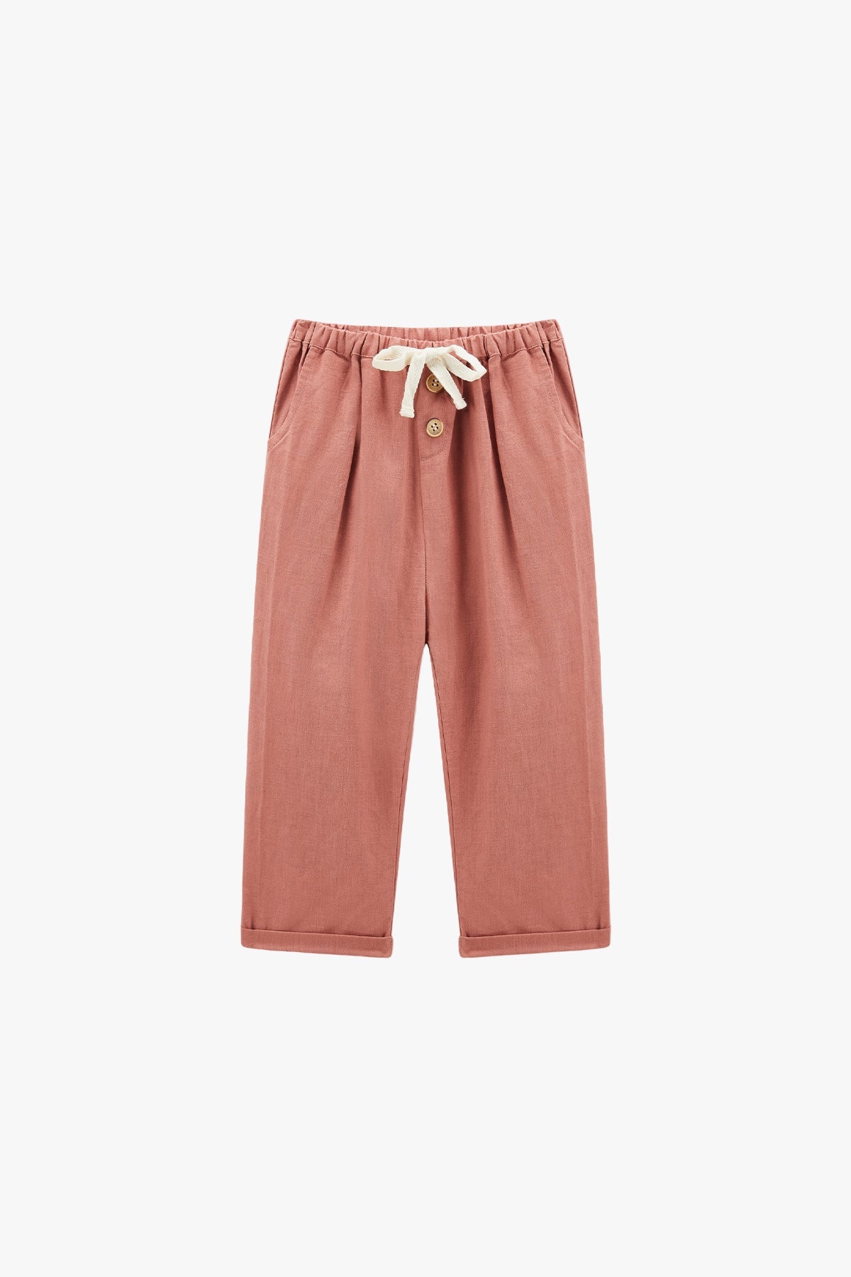 Linen Pant - Coral