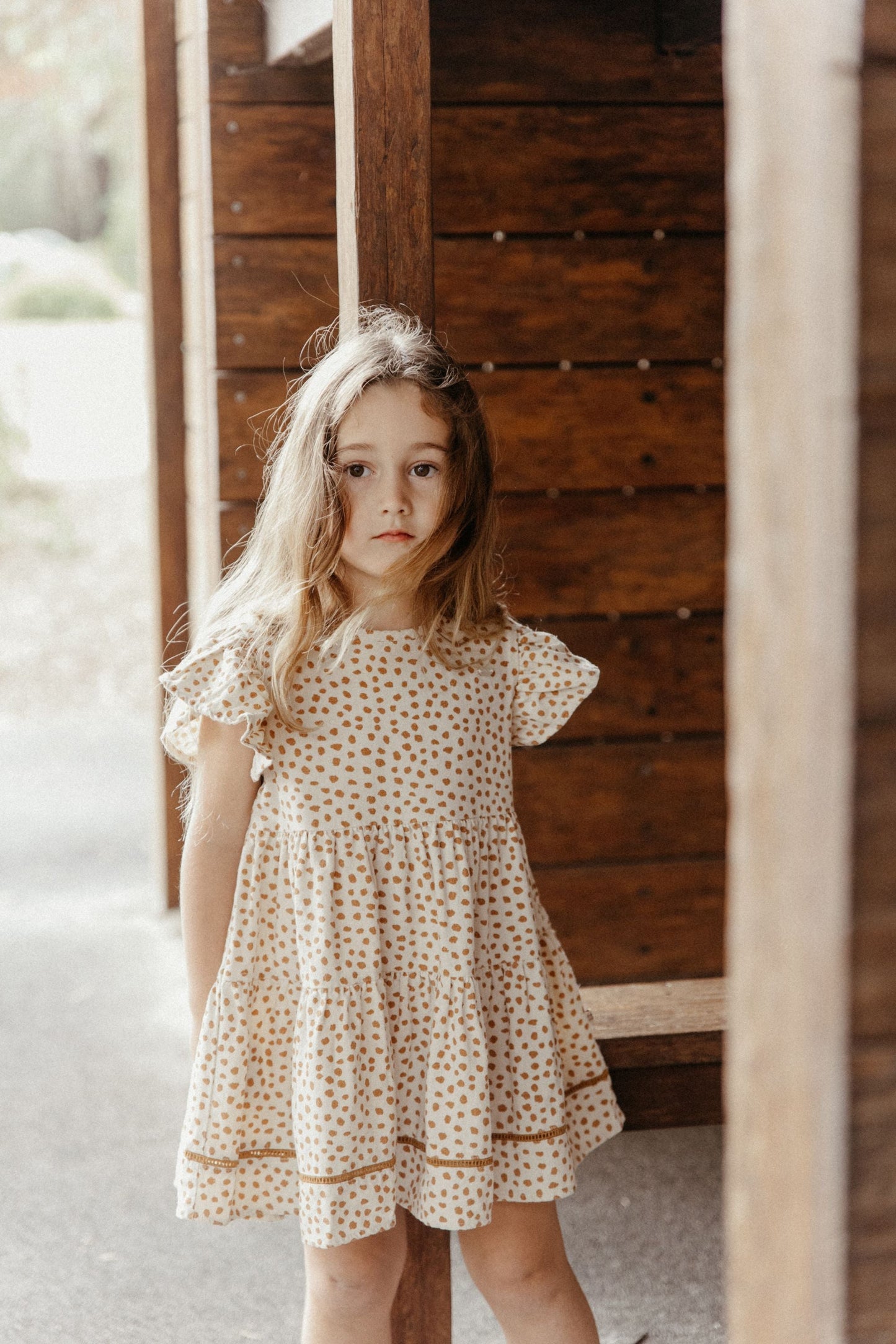 Leopard Print Linen Dress - Leopard Print