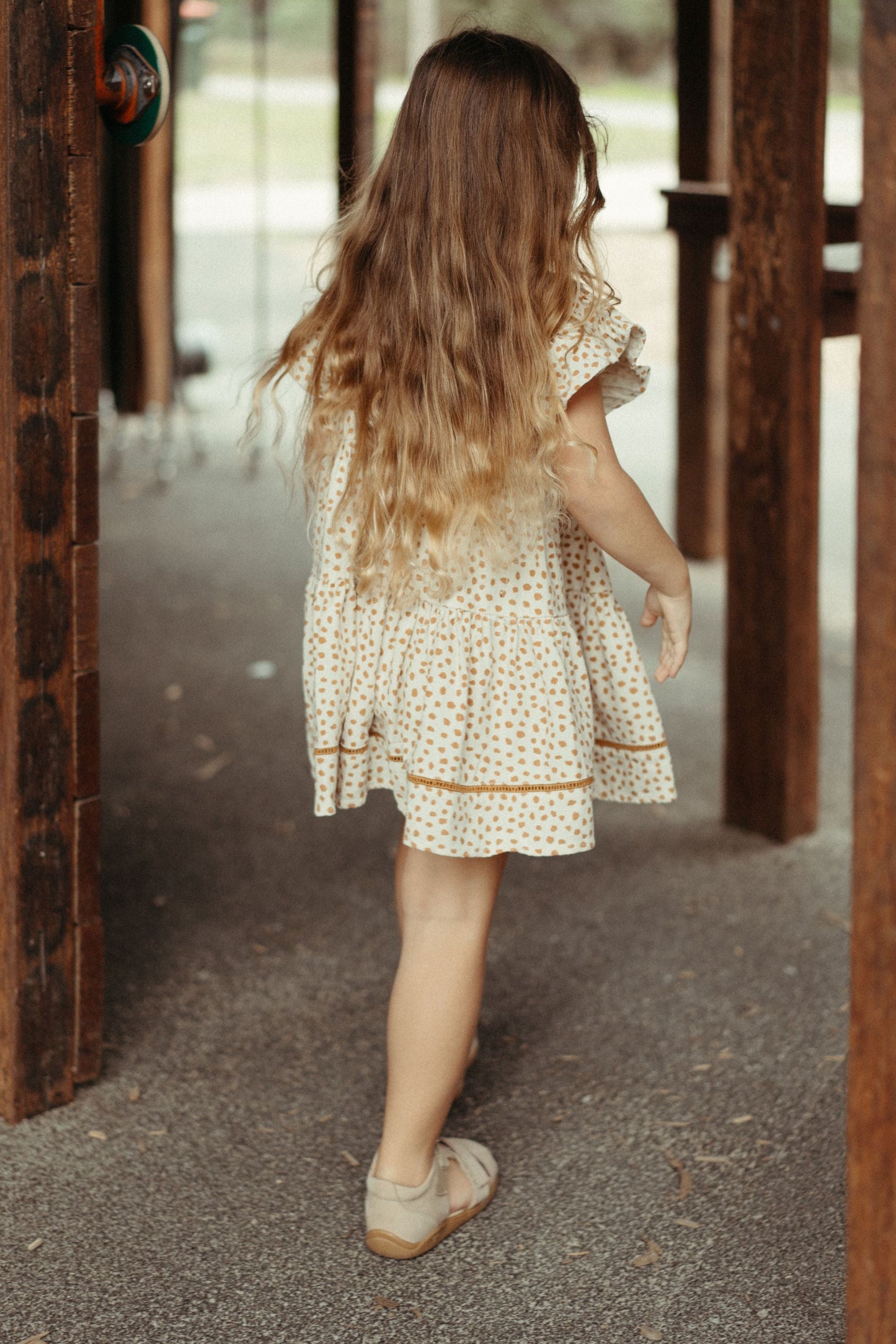 Leopard Print Linen Dress - Leopard Print