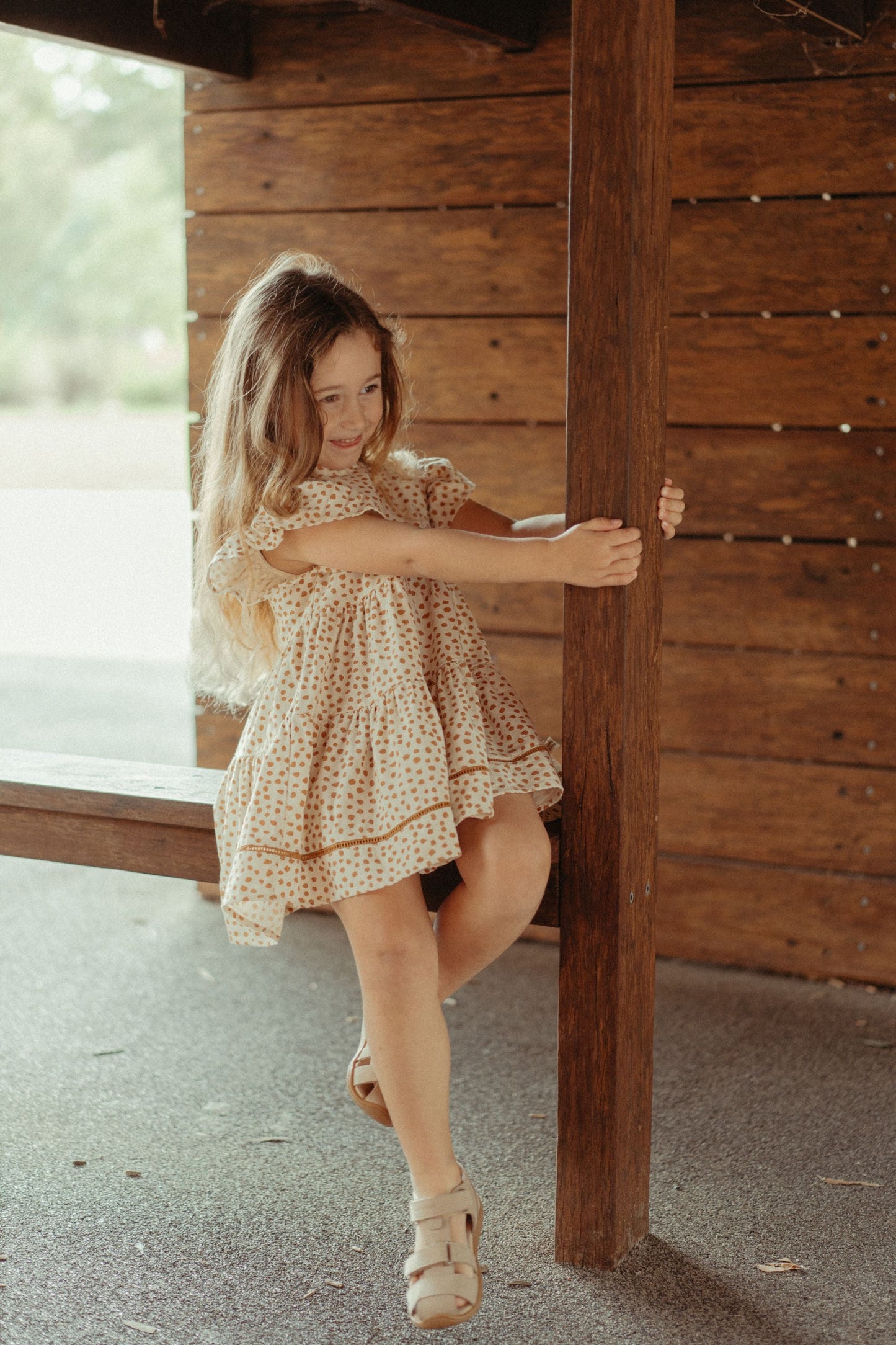 Leopard Print Linen Dress - Leopard Print