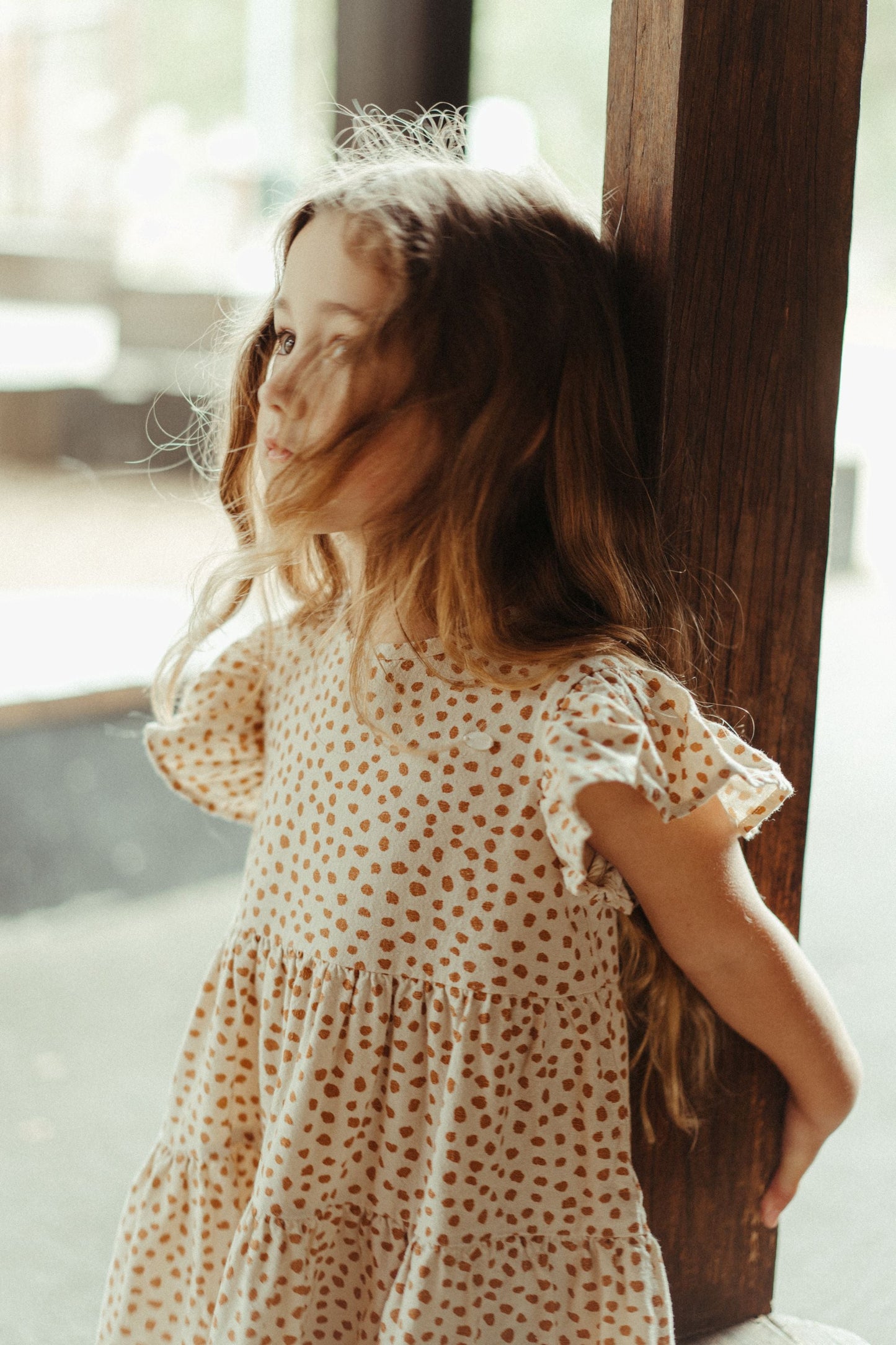 Leopard Print Linen Dress - Leopard Print