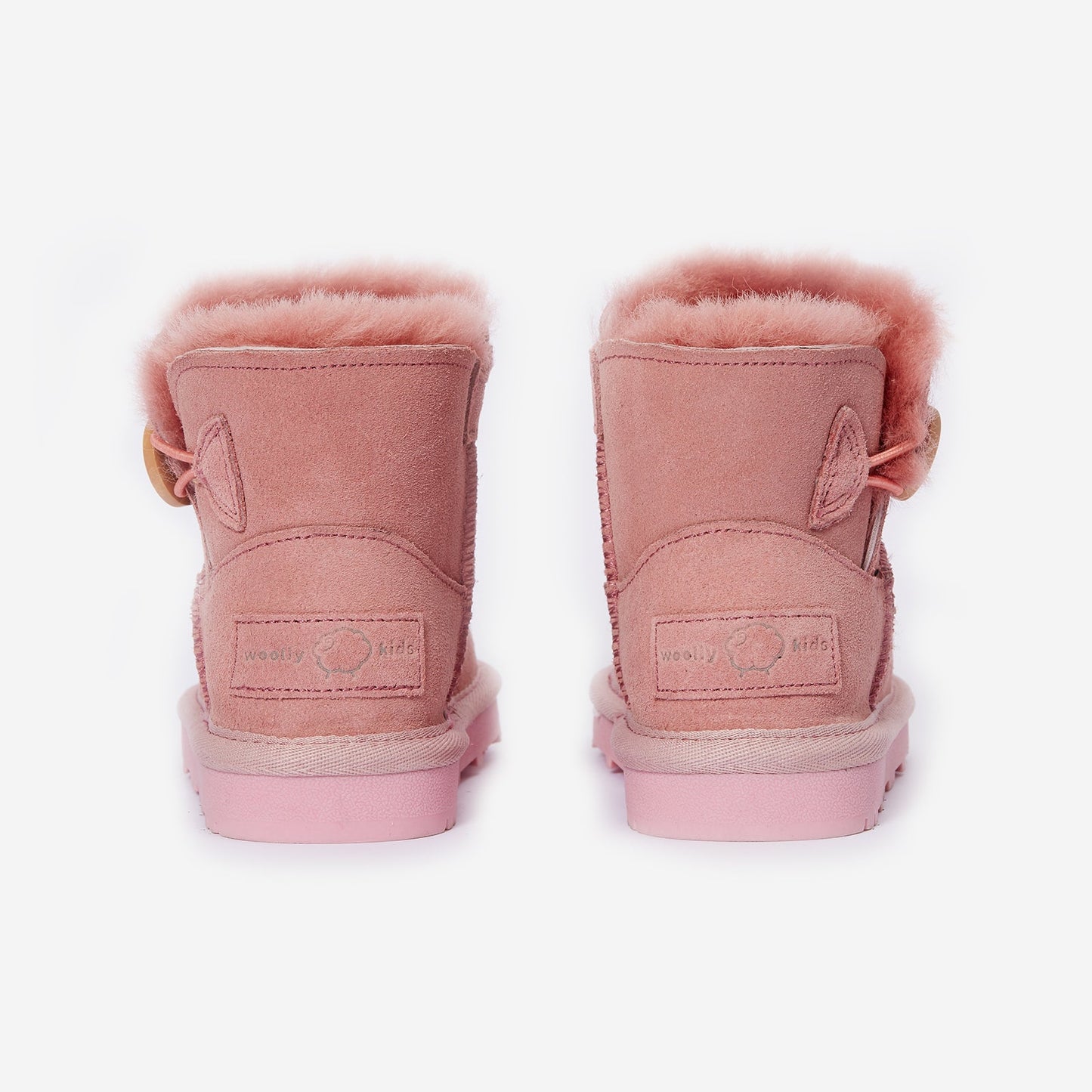 Button Classic Kids - Rose Red