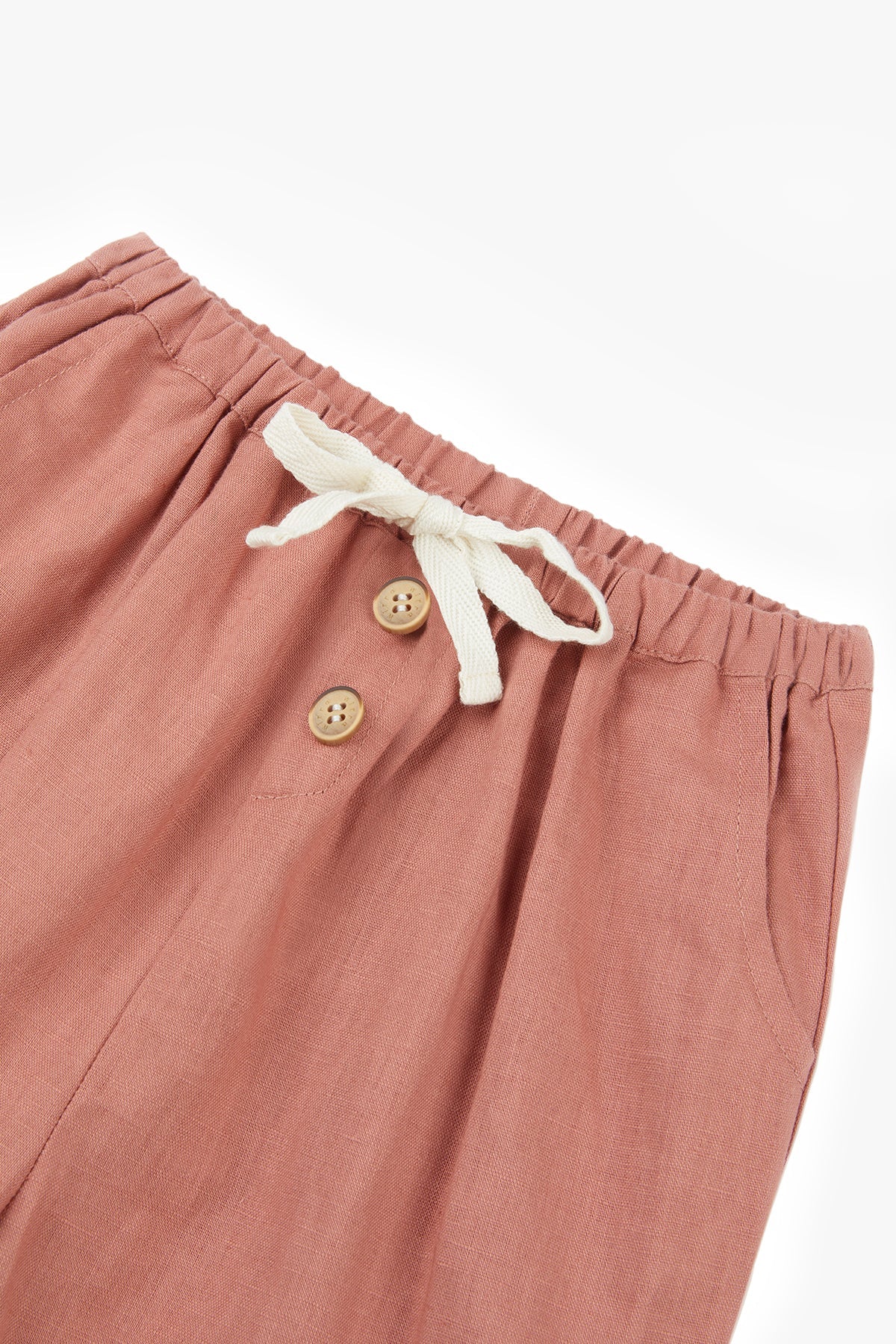 Linen Pant - Coral