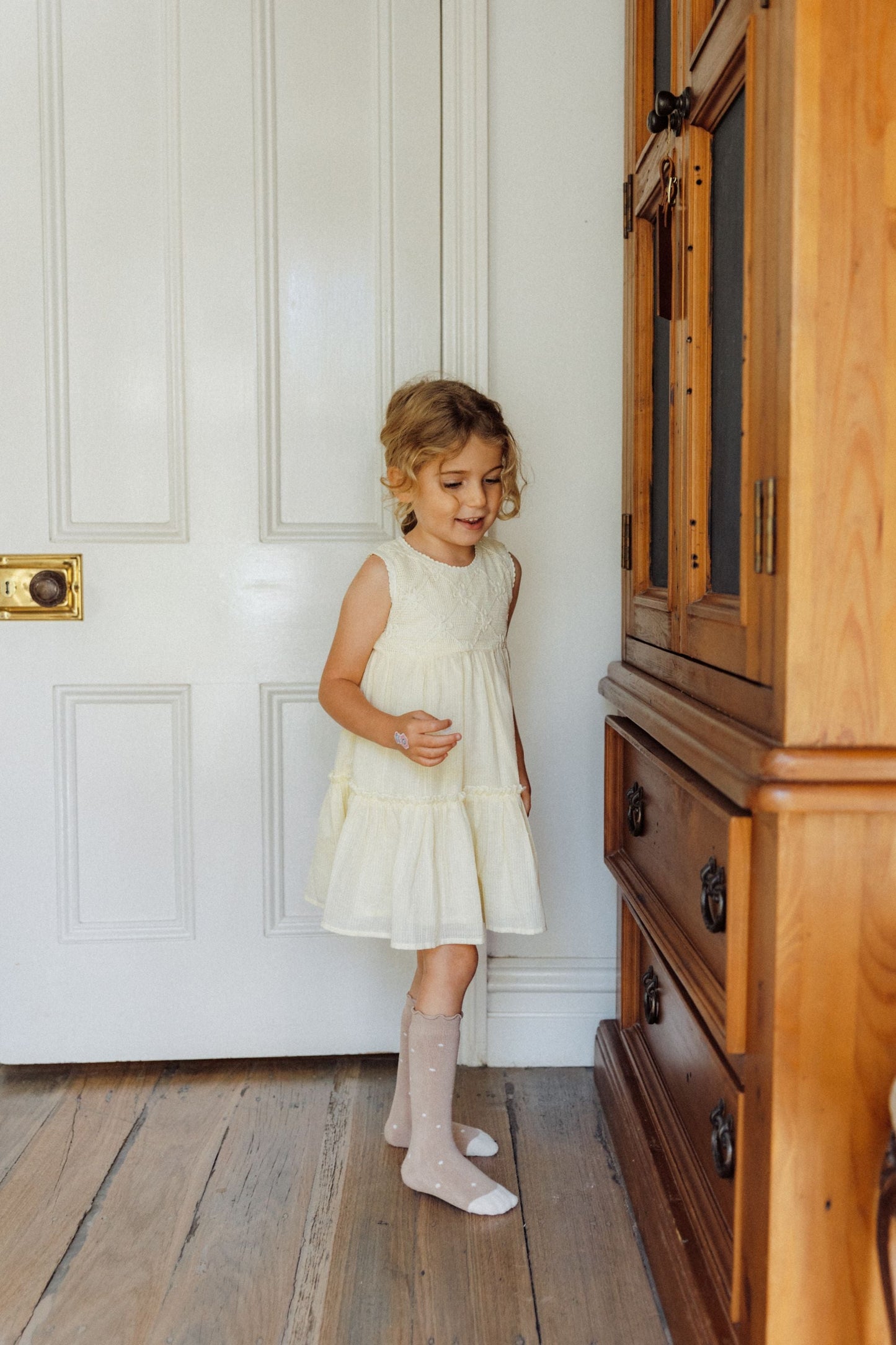 Dream Catcher Dress - Goose Yellow