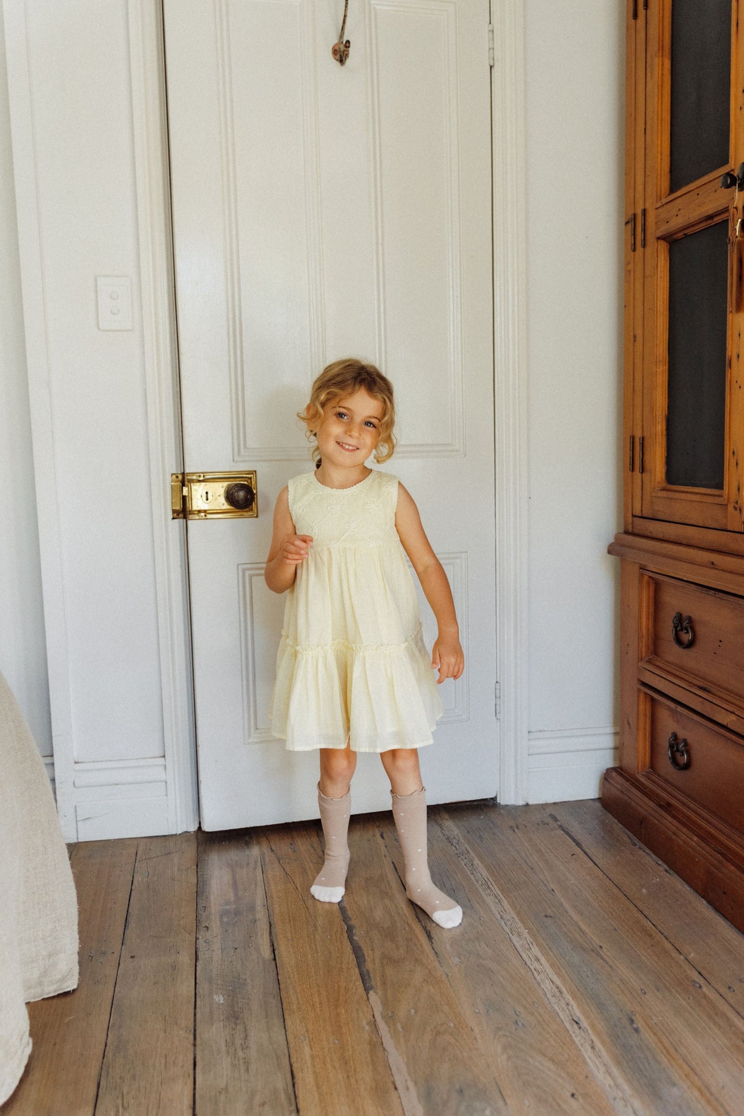 Dream Catcher Dress - Goose Yellow