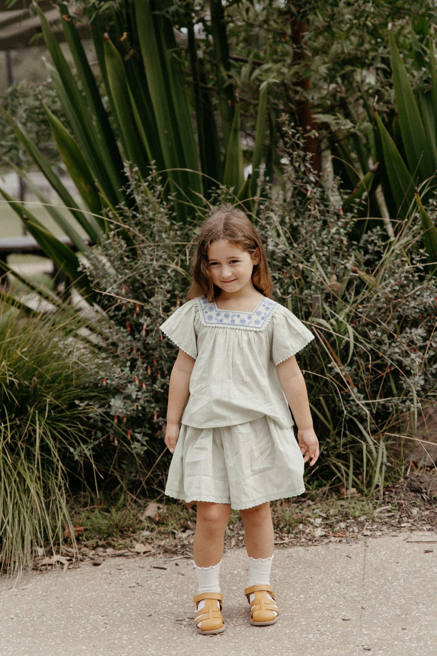 Jacquard Shorts - Pale Green