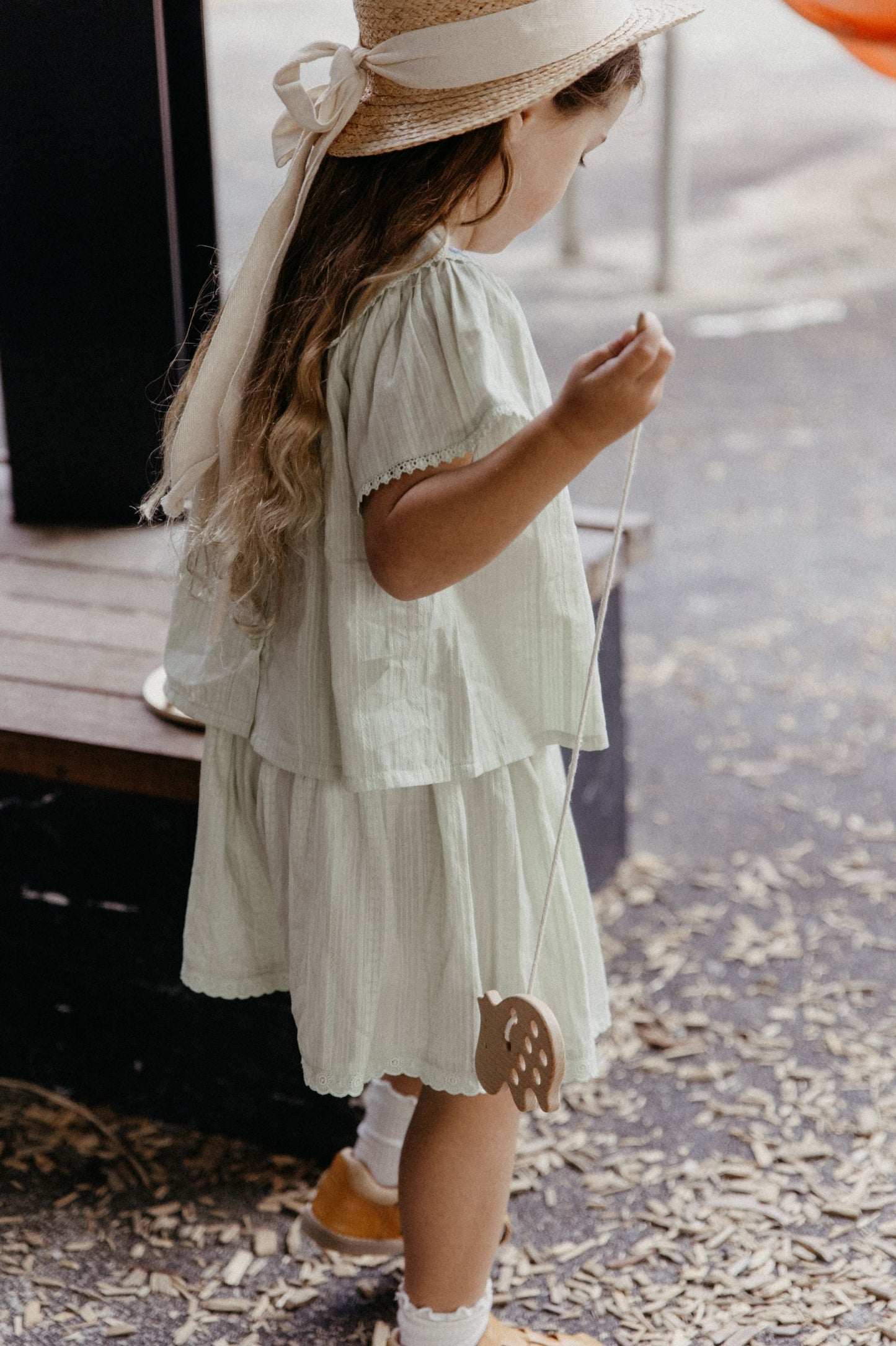 Jacquard Shorts - Pale Green