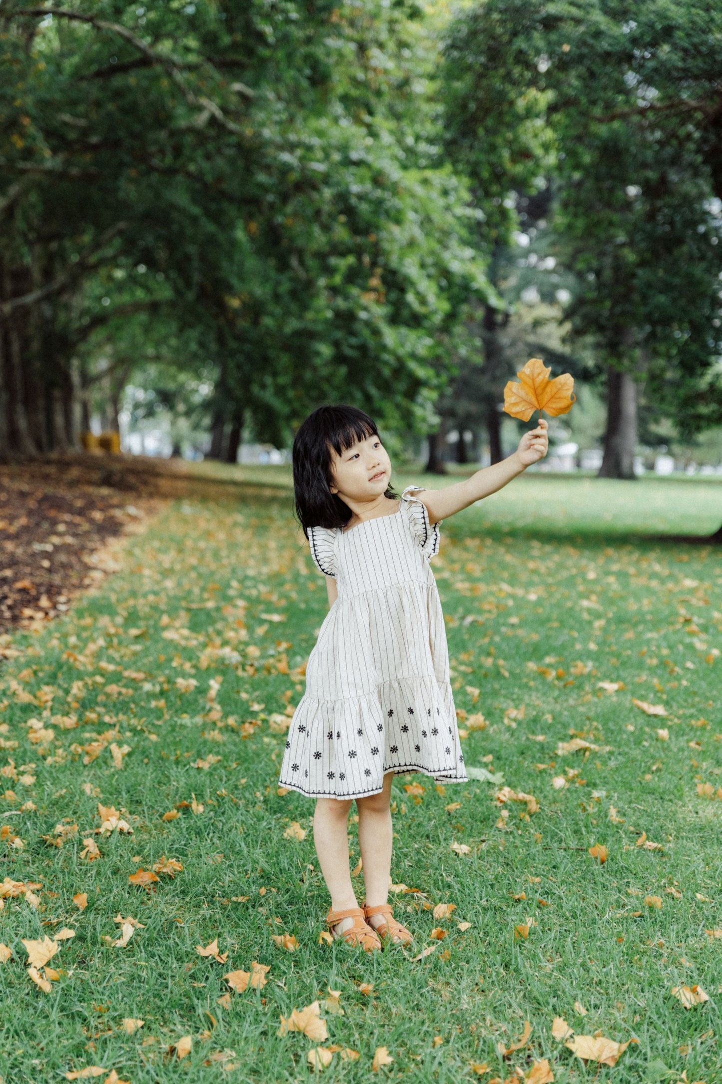 Flutter Striped Dress