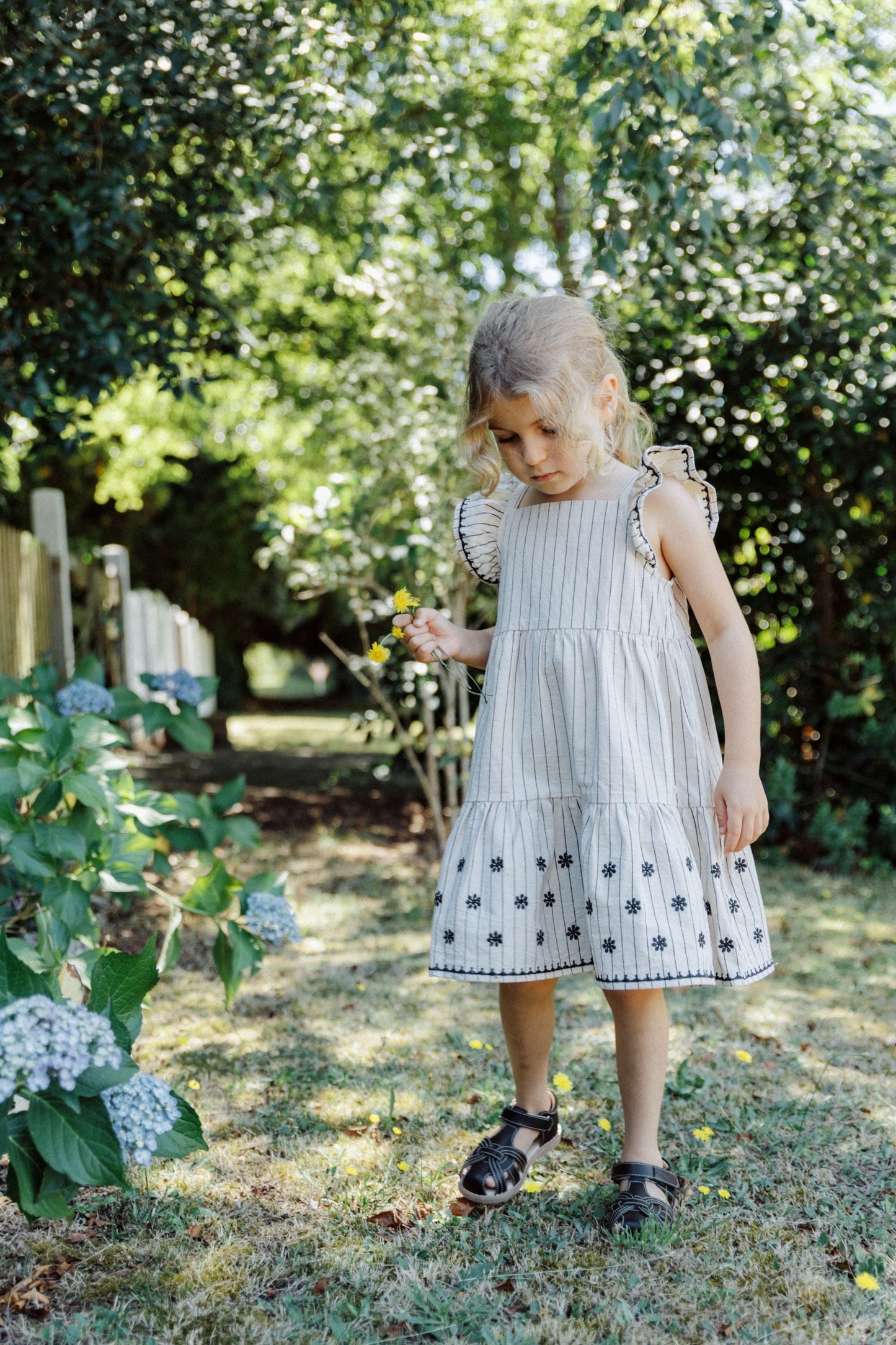 Flutter Striped Dress