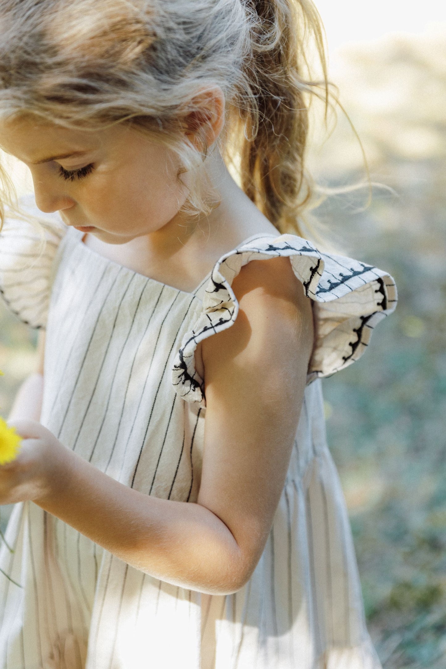 Flutter Striped Dress