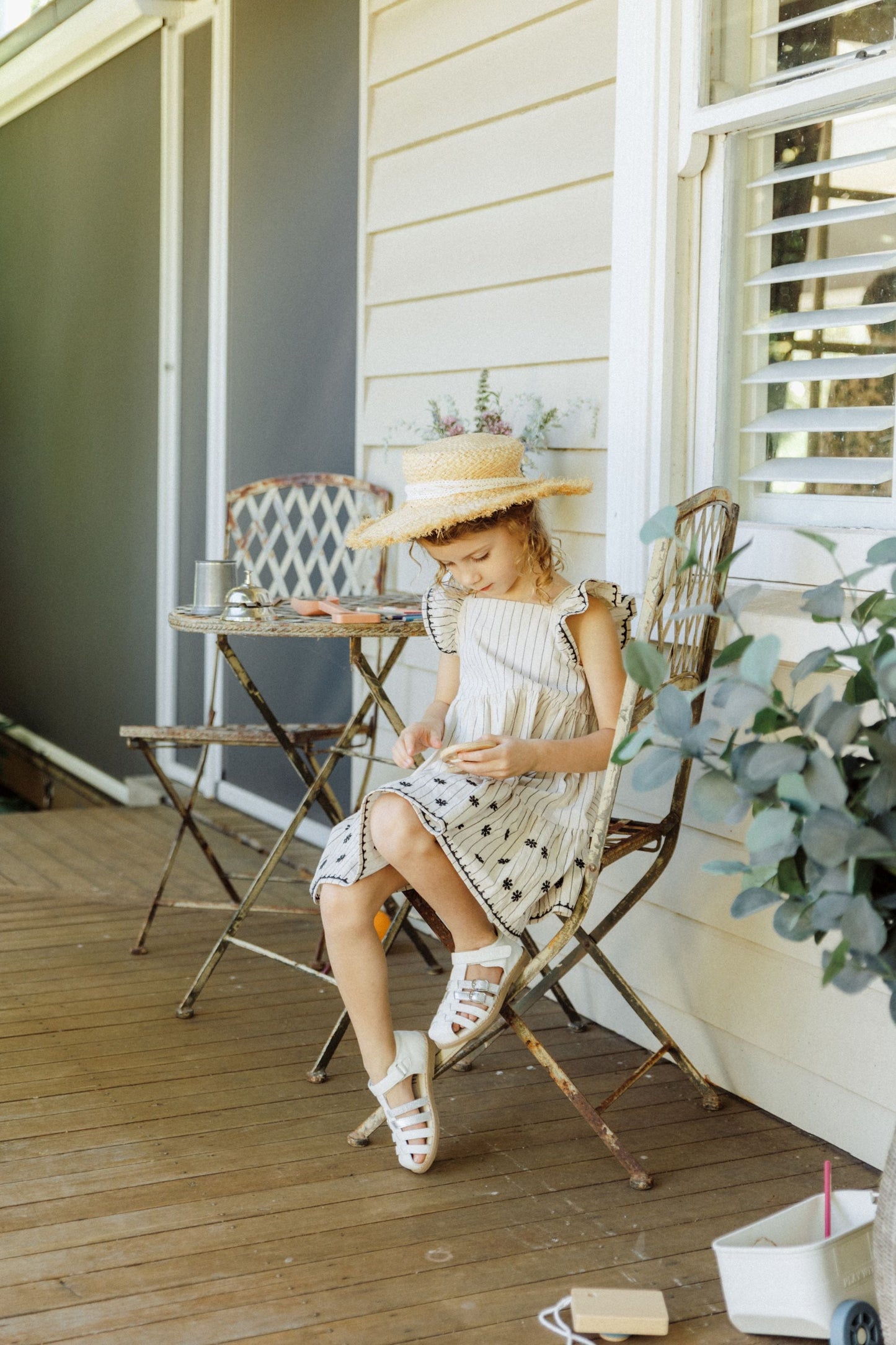 Flutter Striped Dress