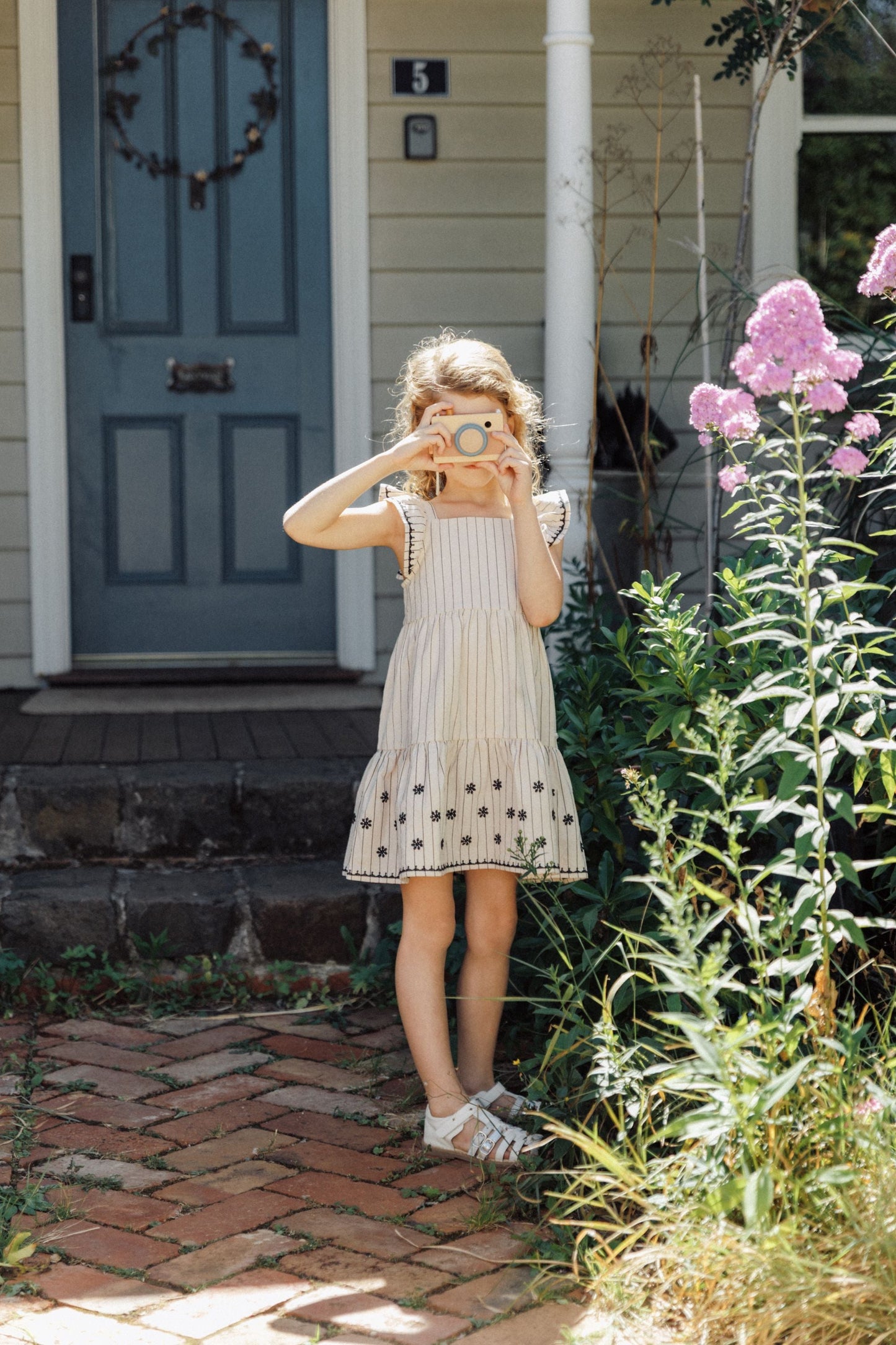 Flutter Striped Dress