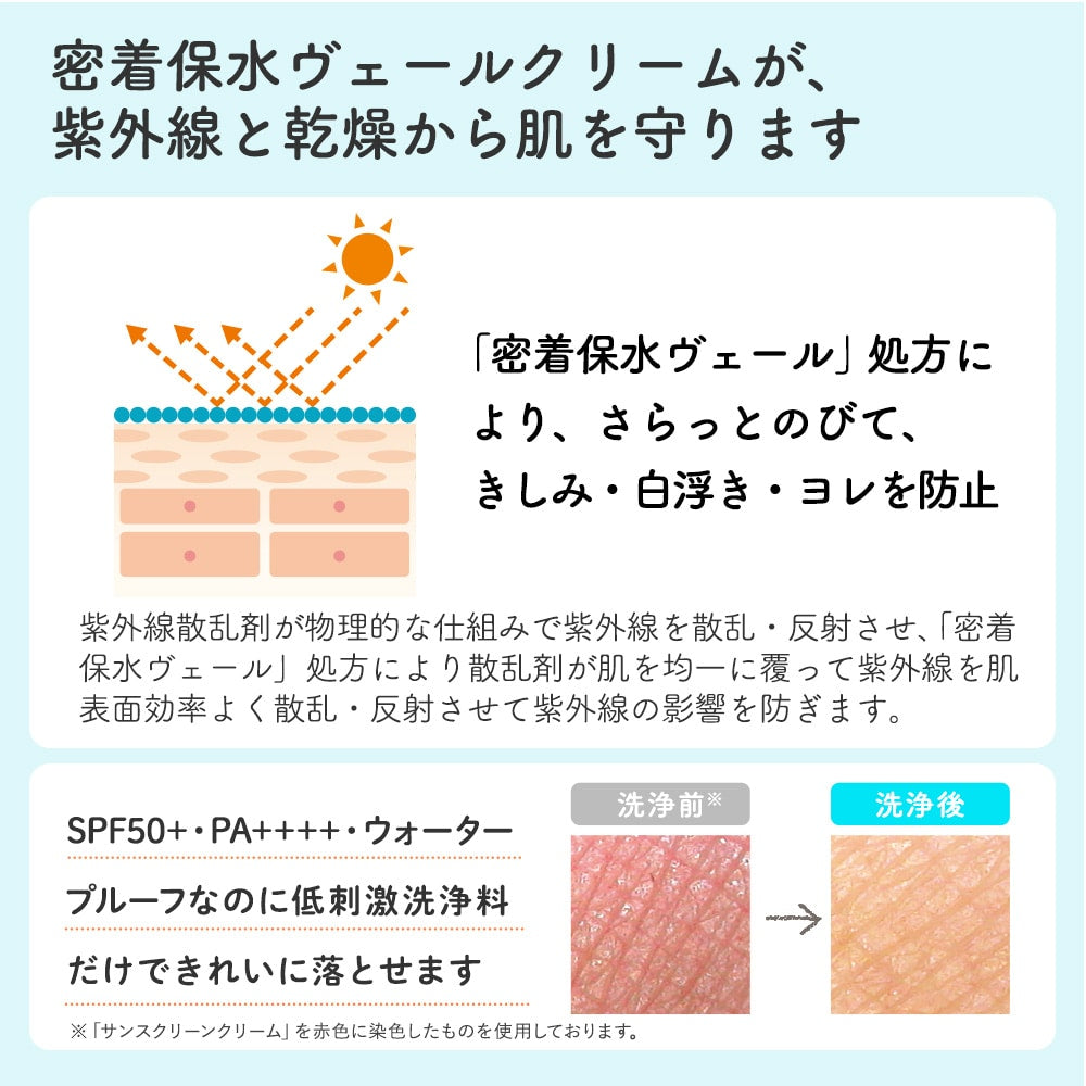 Mama & Kids Sunscreen Cream SPF50+ PA++++ (Non-Chemical)