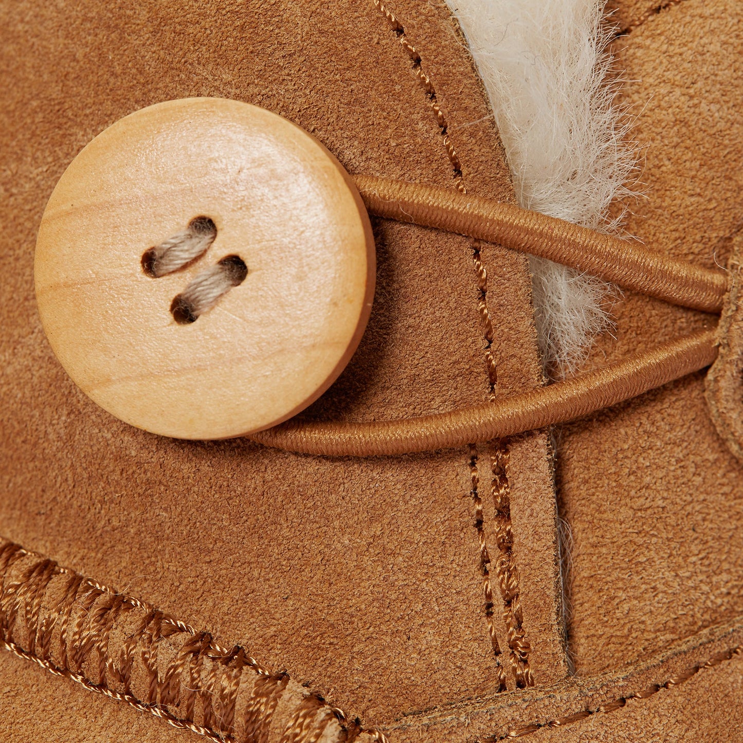 Button Classic Kids - Chestnut