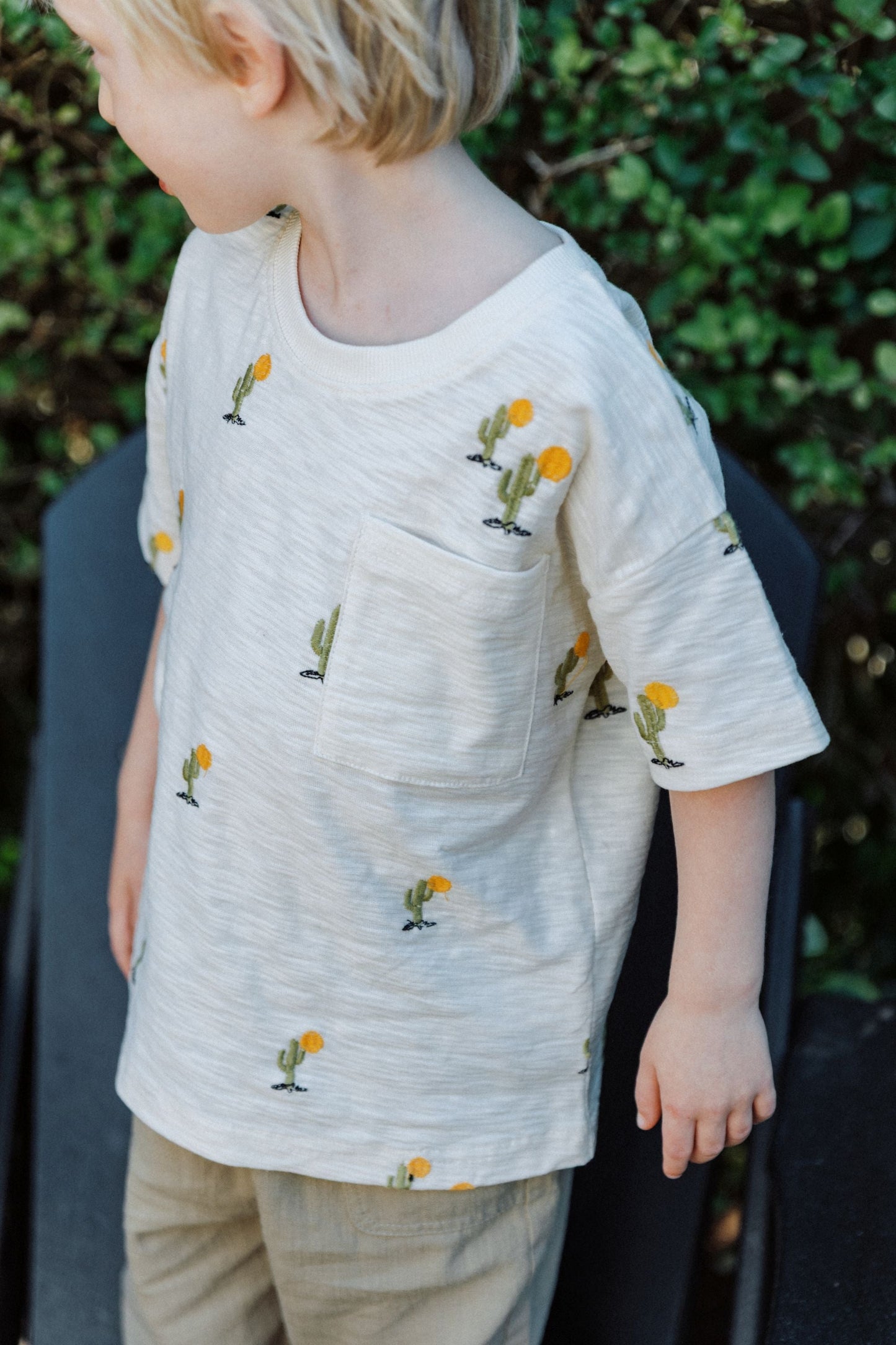 Cactus T-shirt - Cream White