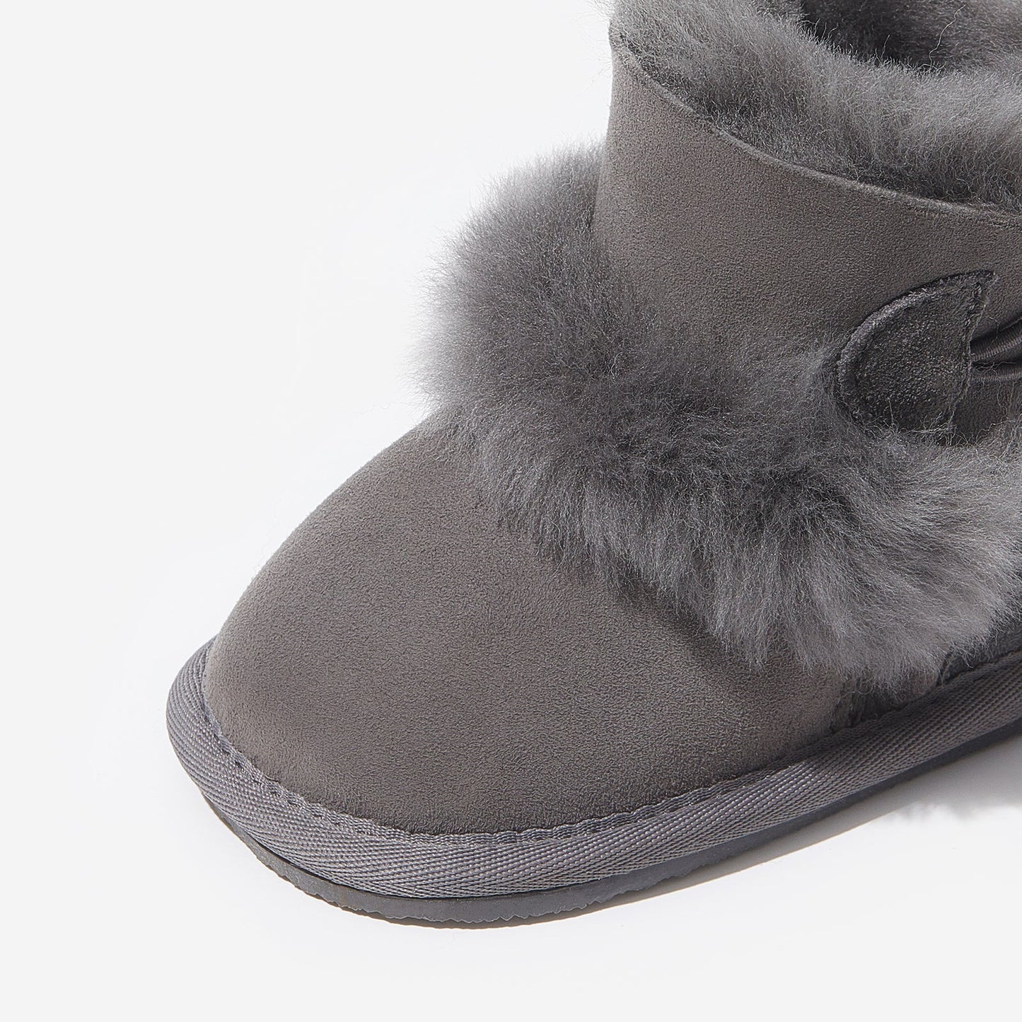 Mini Button Classic - Grey