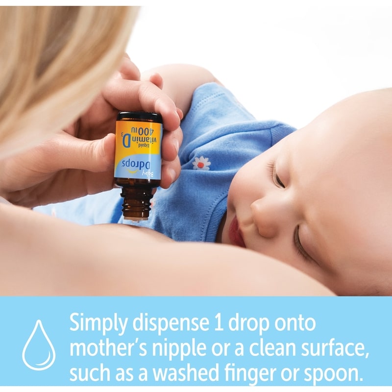 Baby 400 IU Vitamin D3, 90 drops 5