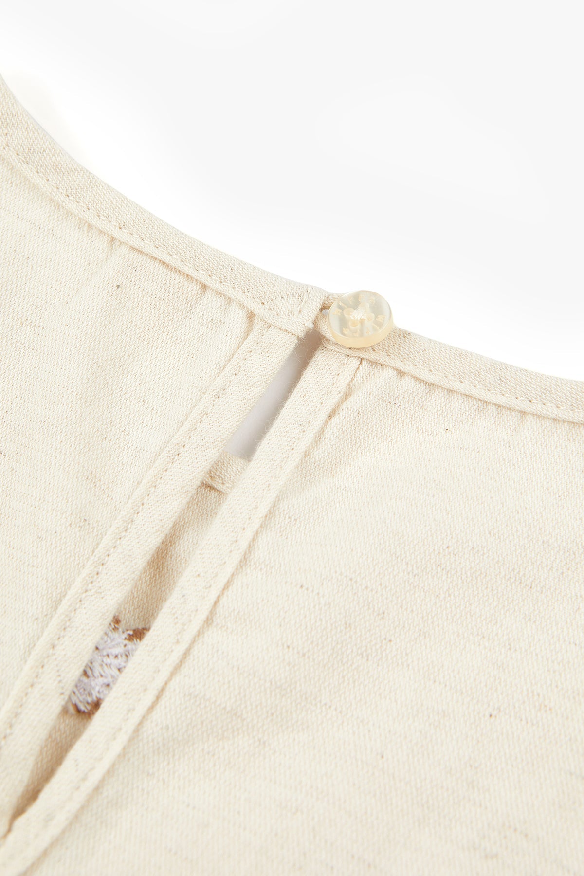 Autumn Ruffle Blouse - Nutmilk Beige