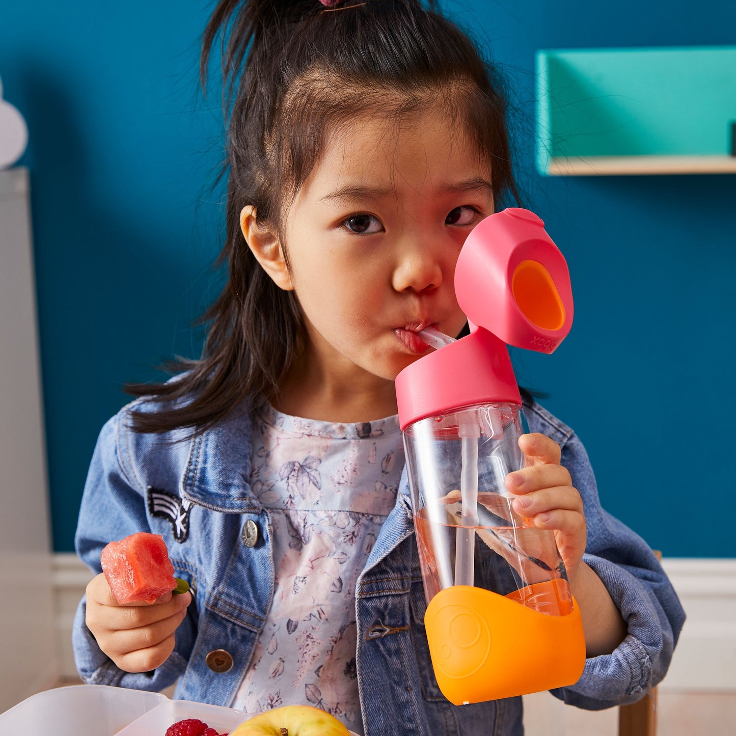 Tritan Drink Bottle - 450ml - Strawberry Shake
