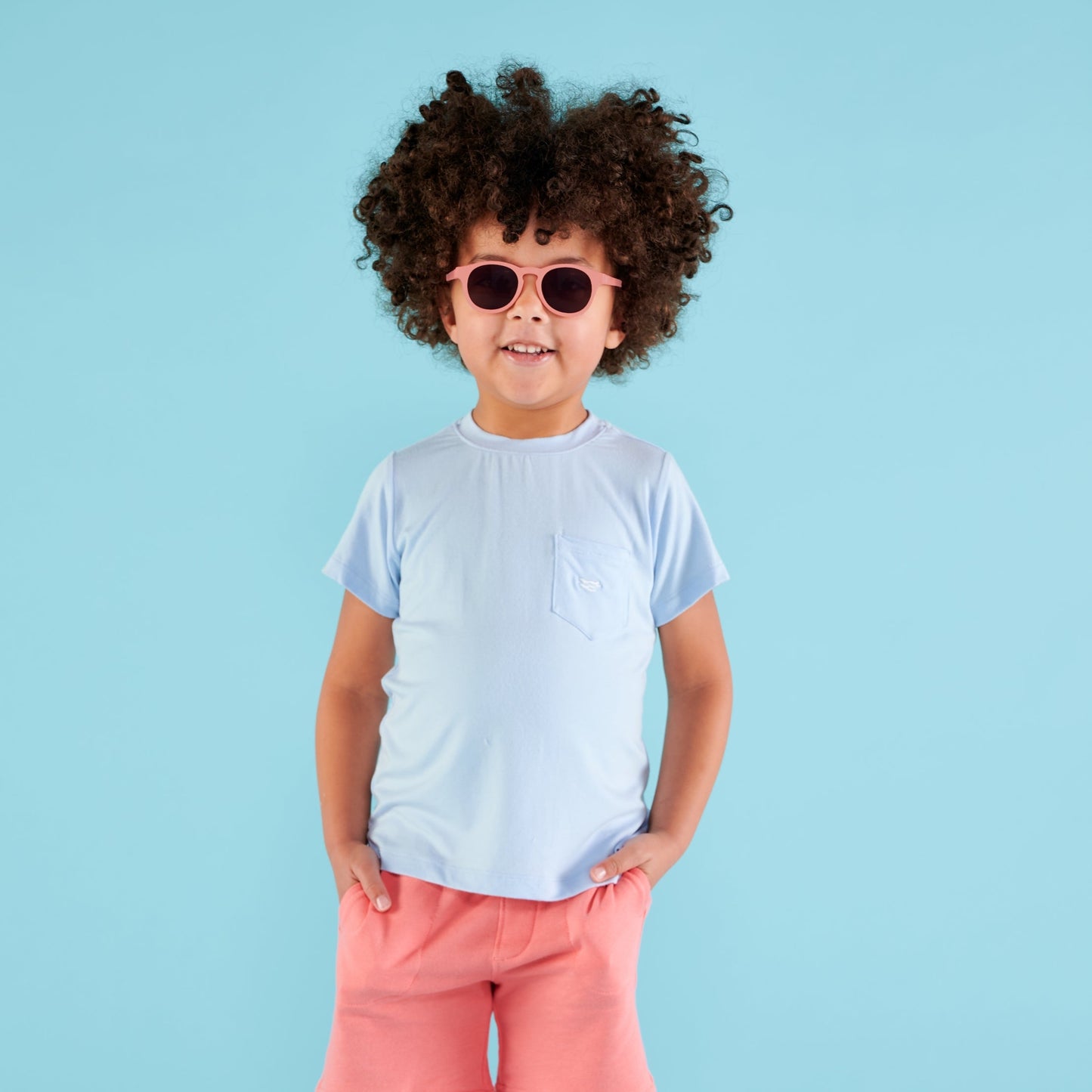 The Eco Collection Keyhole Sunglasses | Seashell Pink