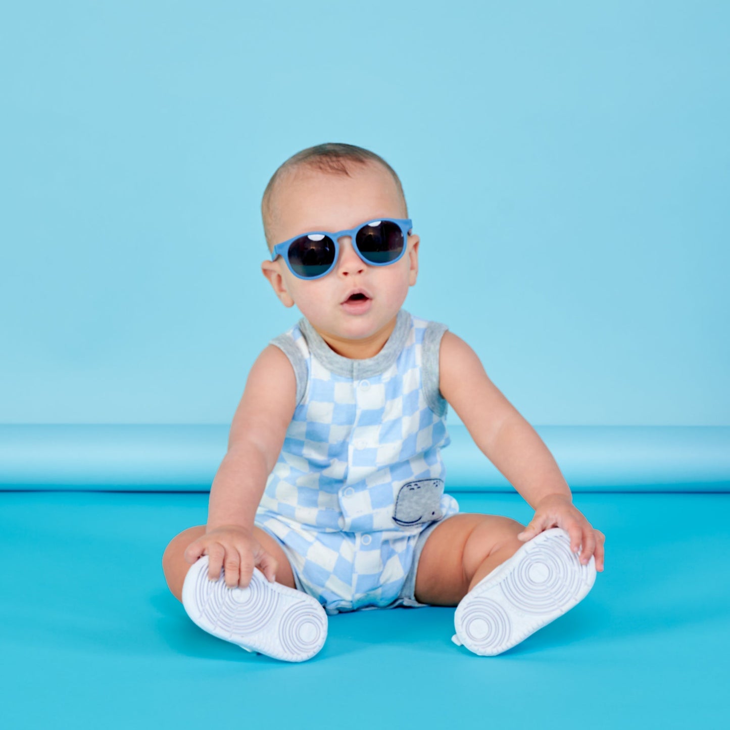The Eco Collection Keyhole Sunglasses | Pacific Blue