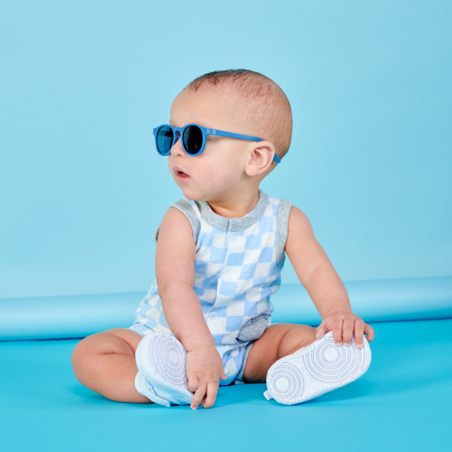 The Eco Collection Keyhole Sunglasses | Pacific Blue