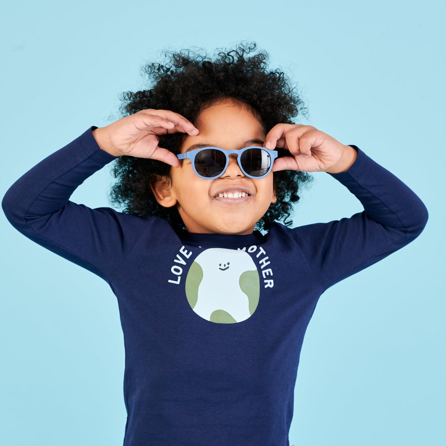 The Eco Collection Keyhole Sunglasses | Pacific Blue