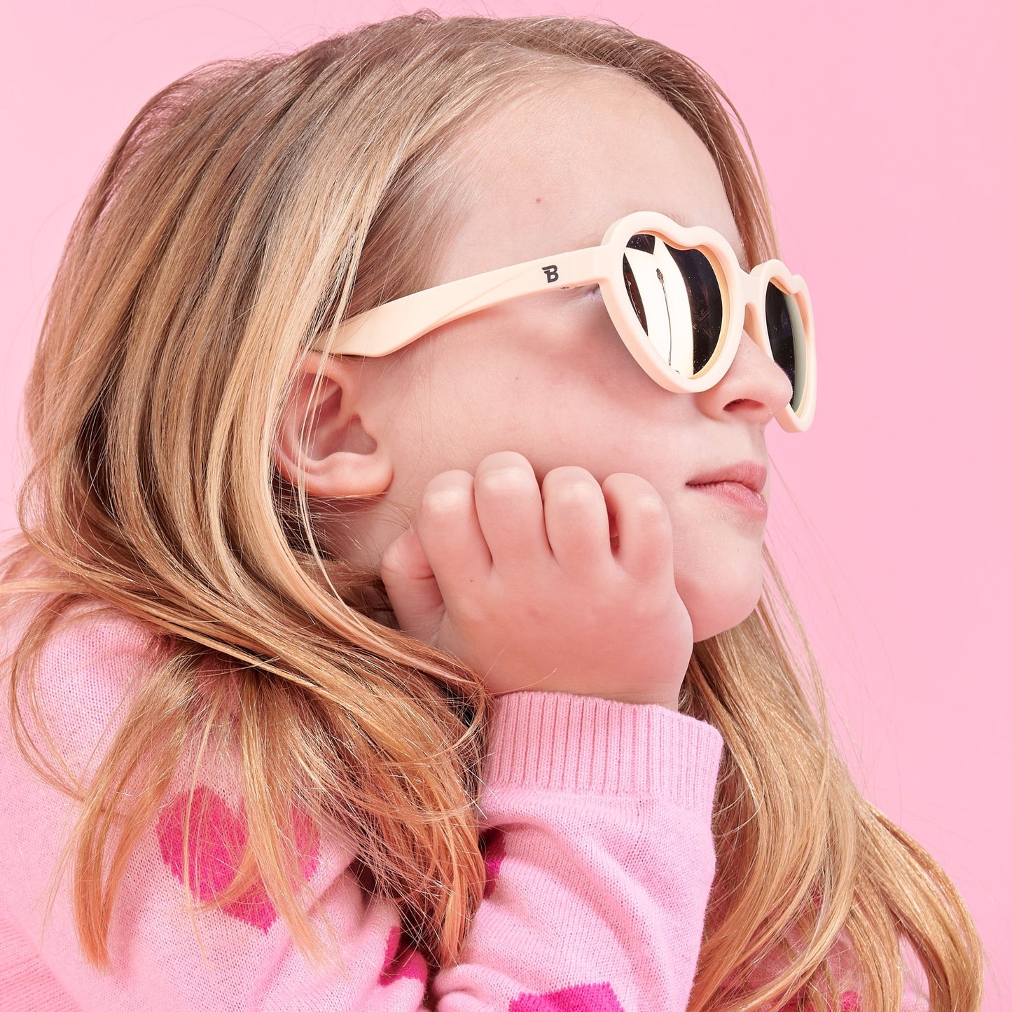 Polarized Heart Sunglasses | Sweet Cream