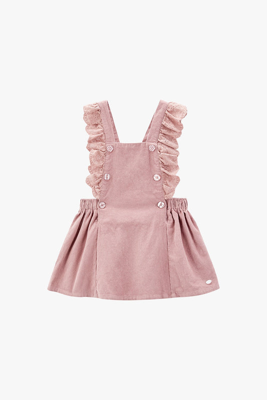 Berry Cream Straps Skirt - Berry Cream