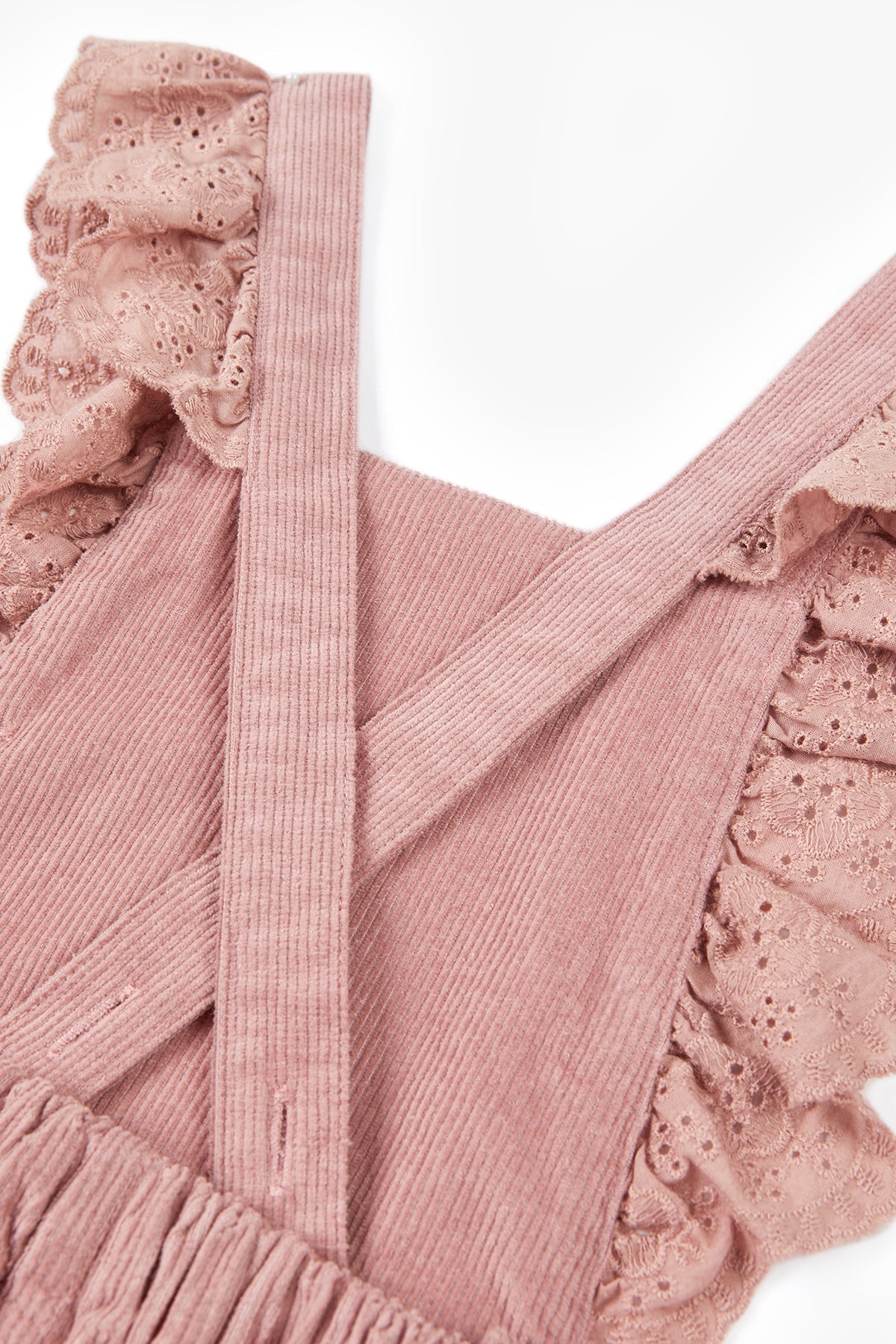 Berry Cream Straps Skirt - Berry Cream