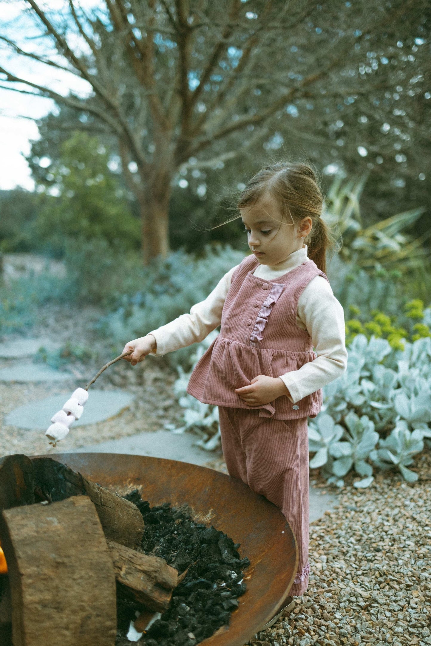 Berry Lace Vest - Wild Berry Powder