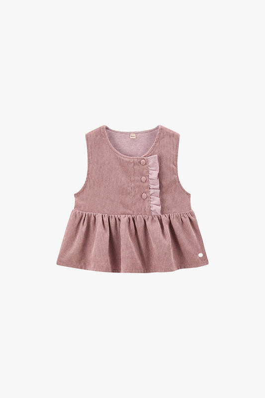 Berry Lace Vest - Wild Berry Powder